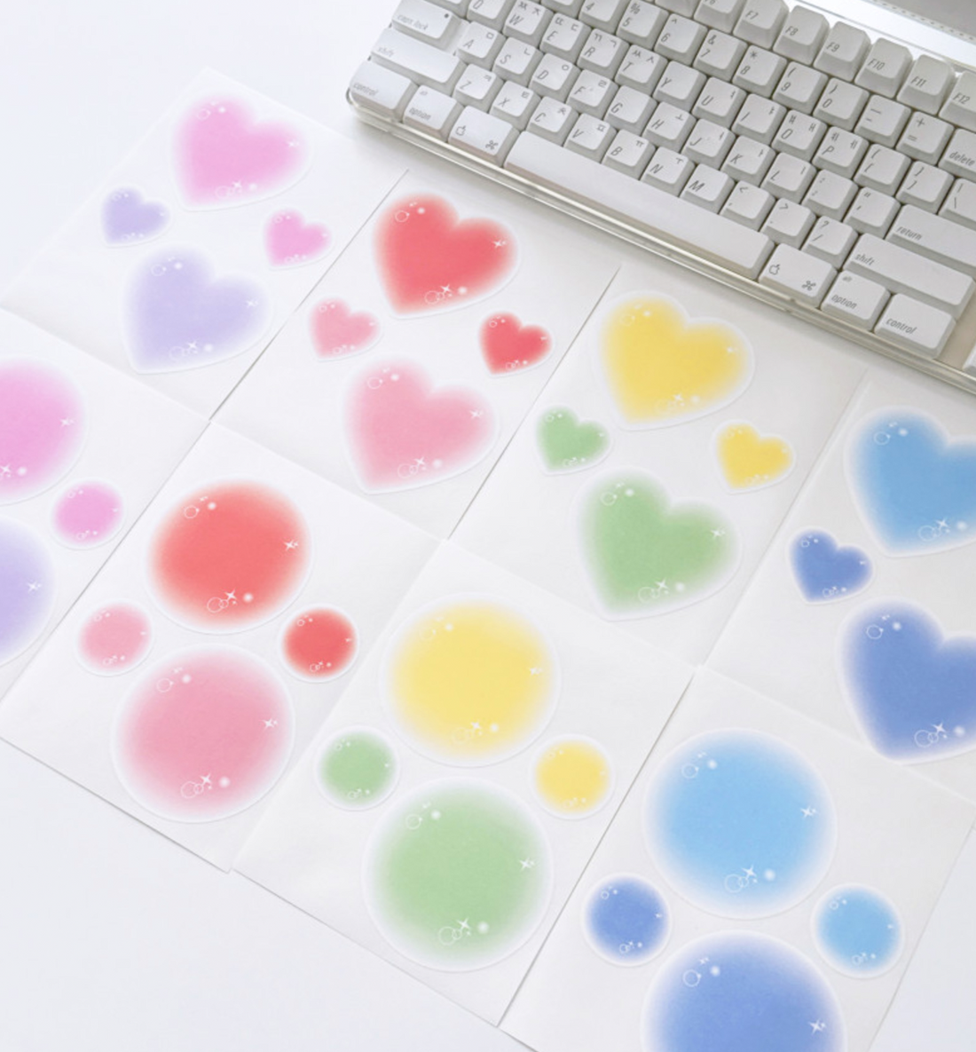 Blur Paper Sticker Set