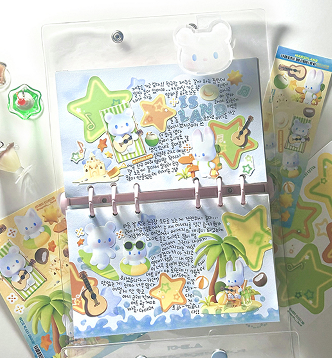 Deserted Island Rockstar Seal Sticker