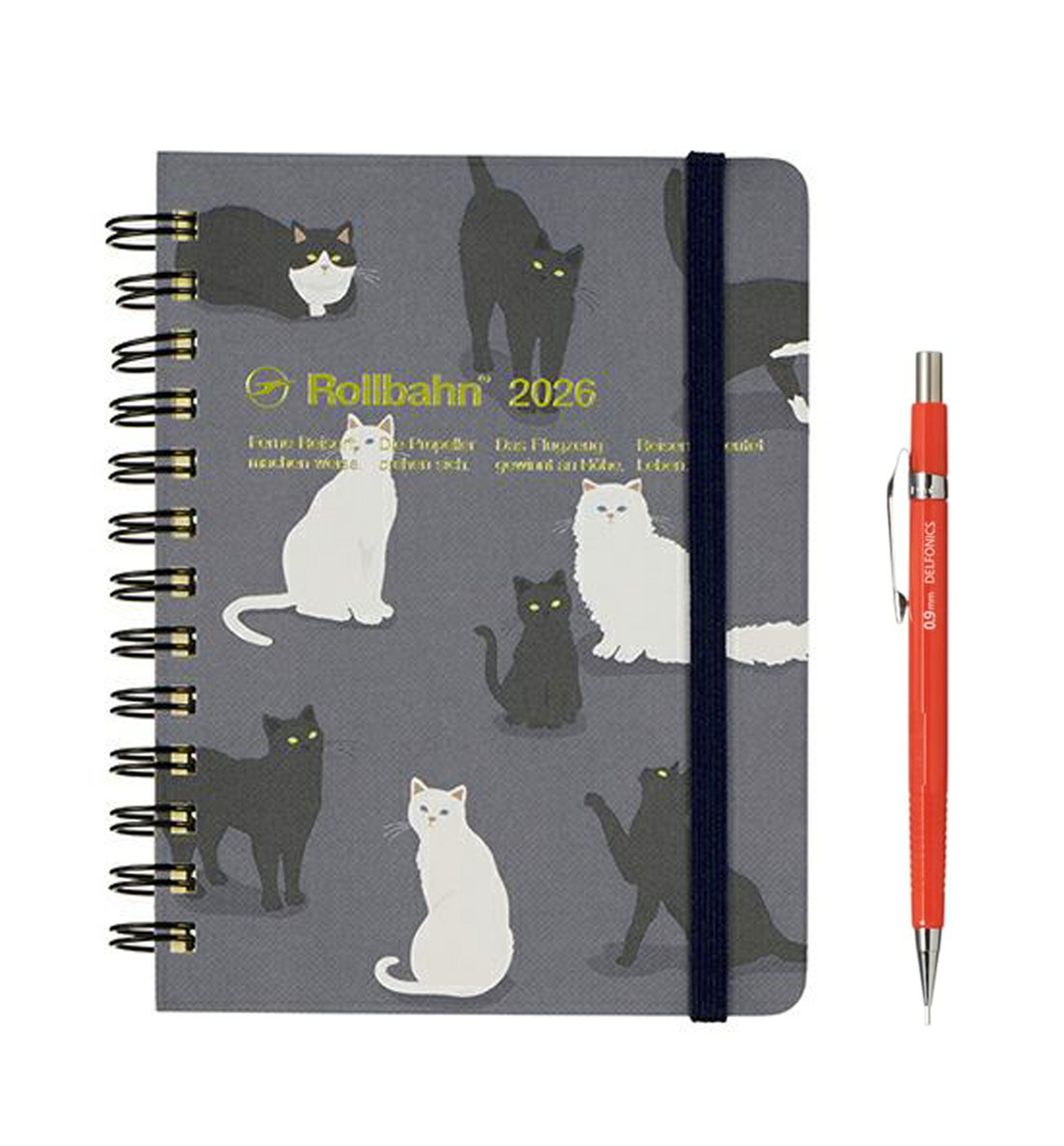 [JAPAN] 2026 Rollbahn Monthly Planner [Cats]