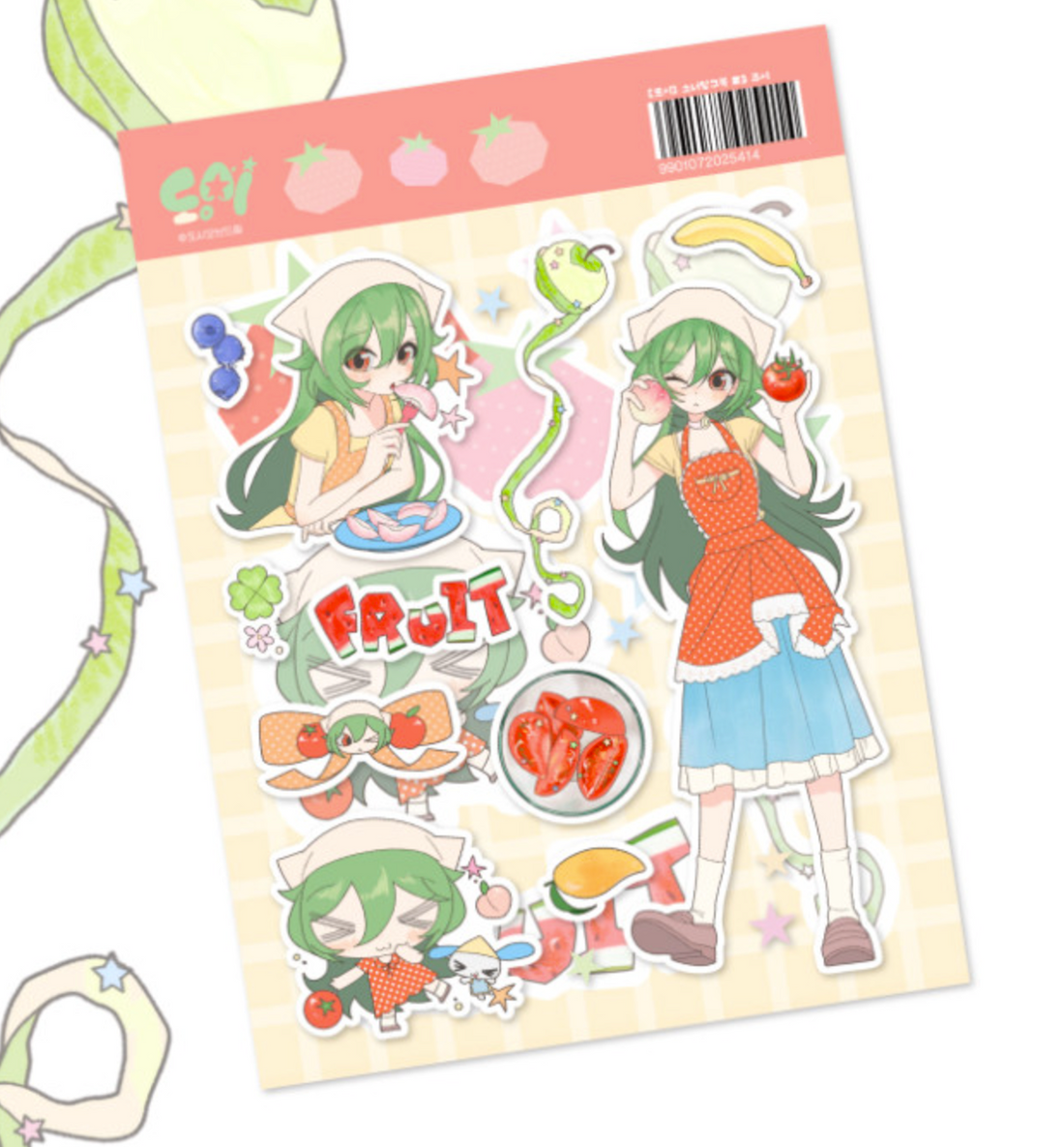 Girl's Exploration Journal #3 Seal Sticker [Juicy]