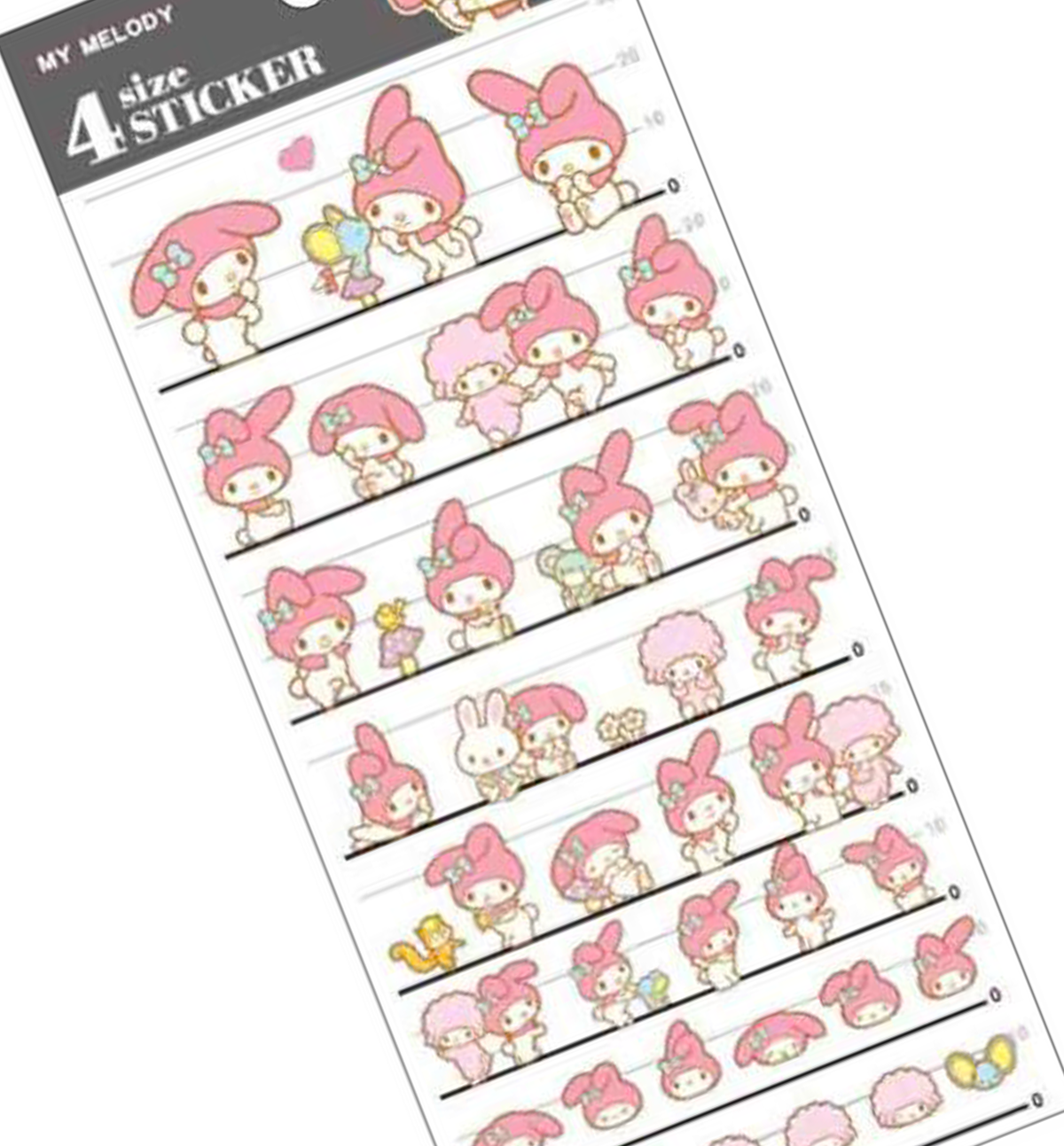 Sanrio 4 Size Sticker [My Melody]