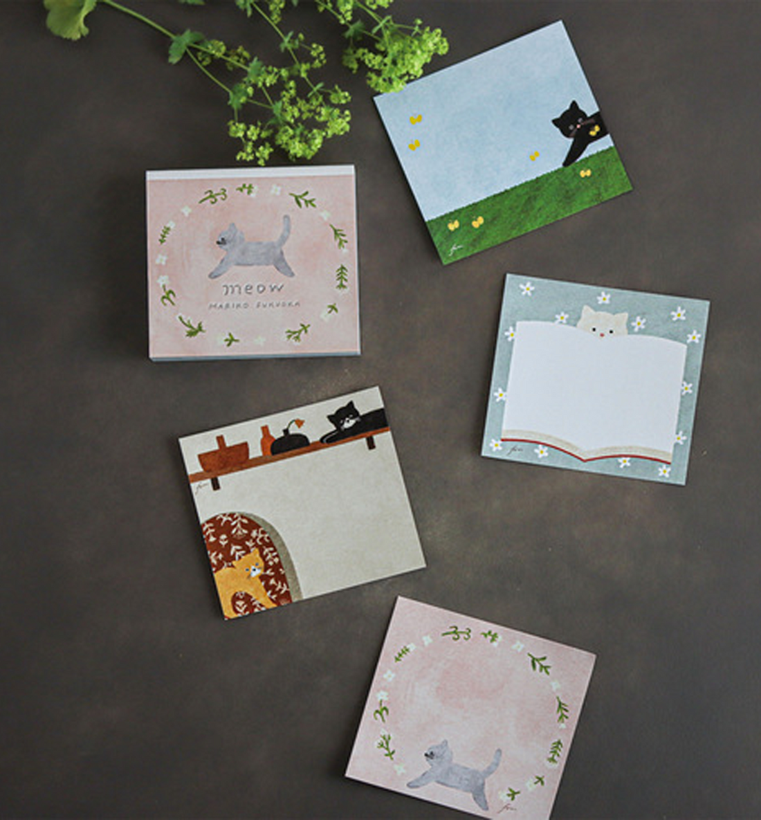 Cozyca x Mariko Fukuoka Memopad [Meow]