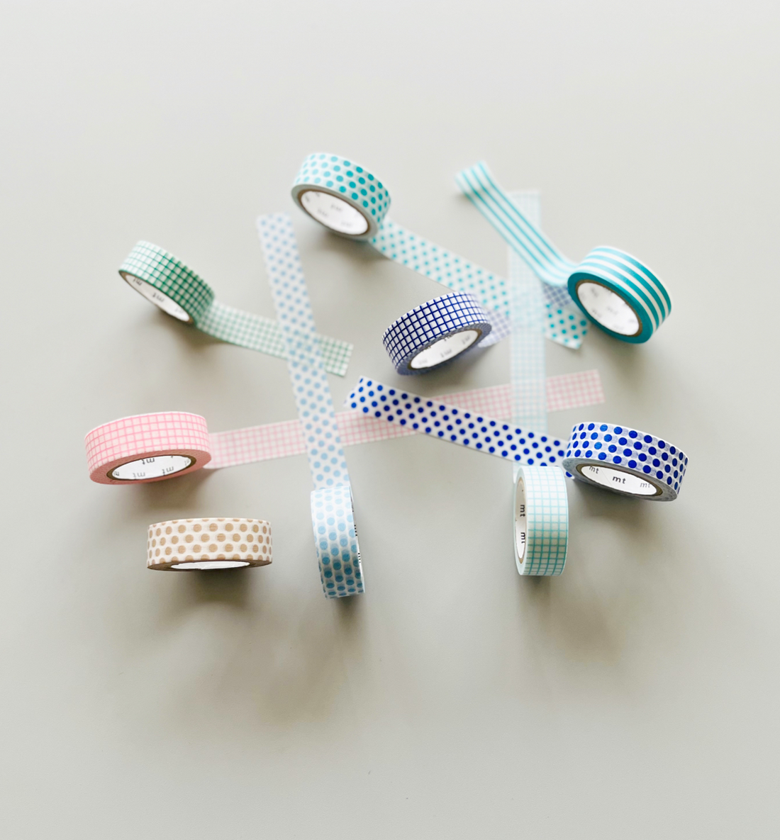 Mt Blueberry Grid Washi Tape