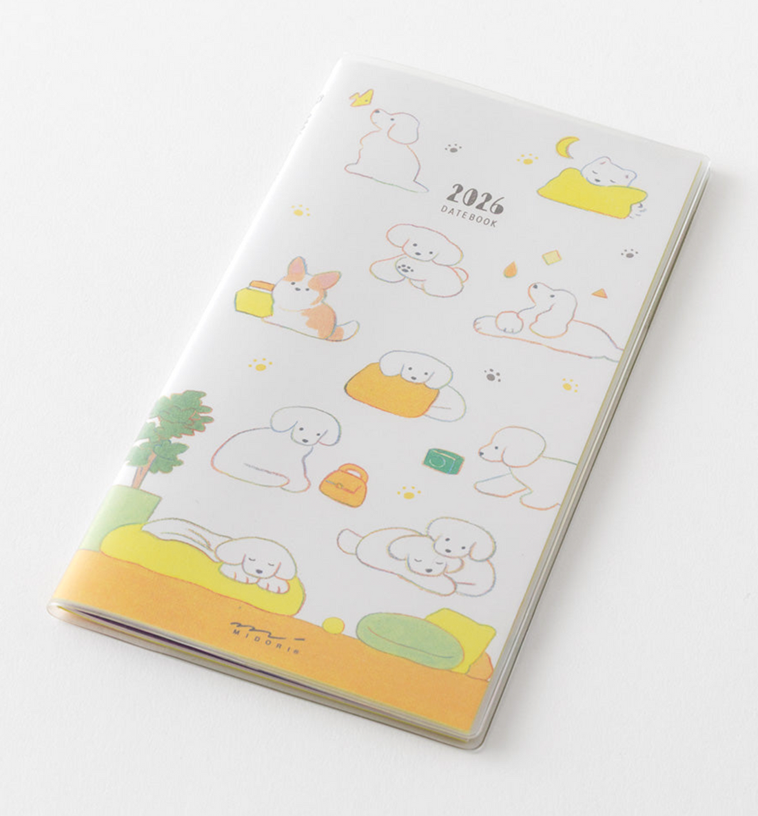 [JAPAN] 2026 Midori Pocket B6 Monthly Planner [Dog]