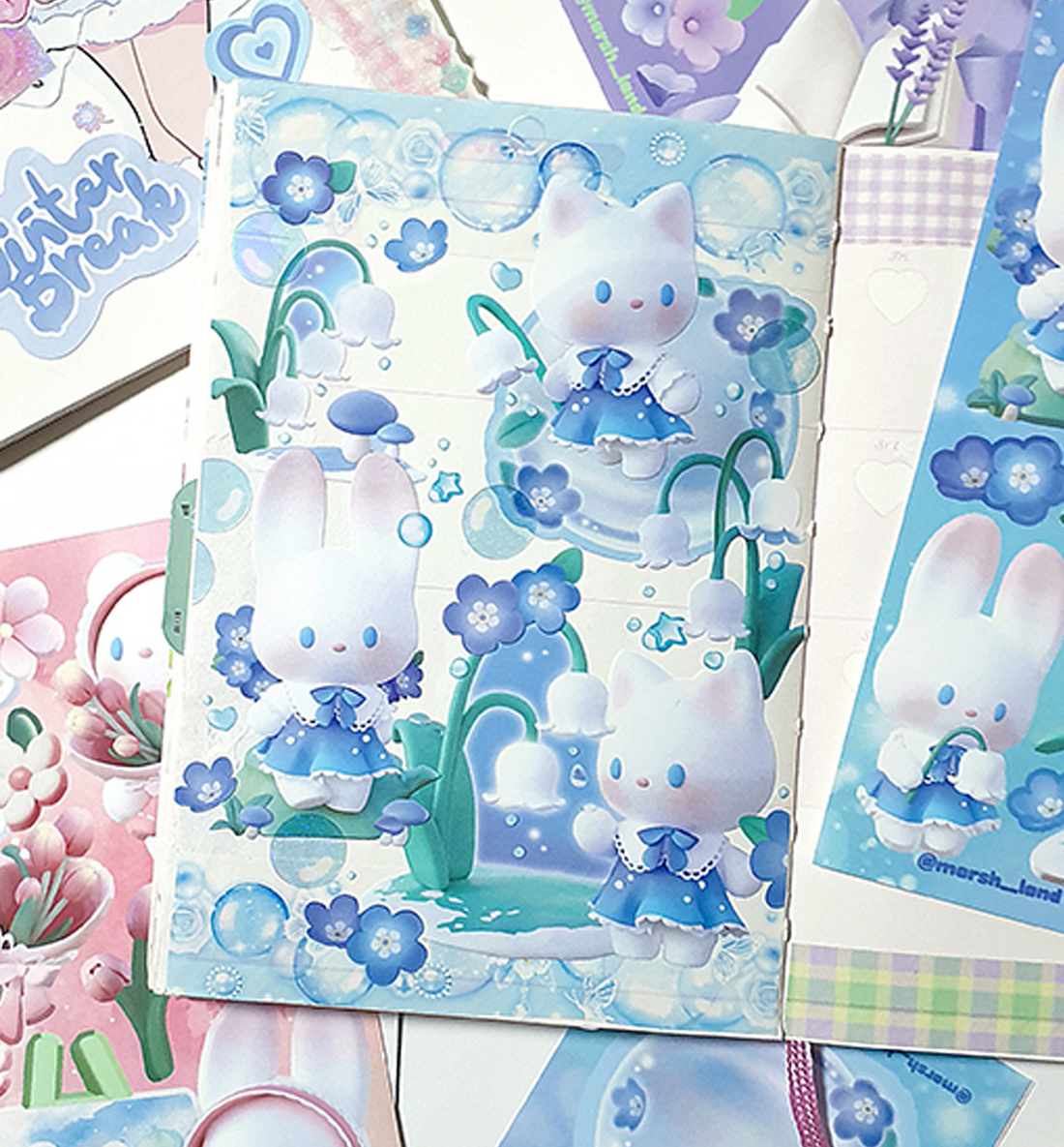 Lily of the Valley Seal Sticker