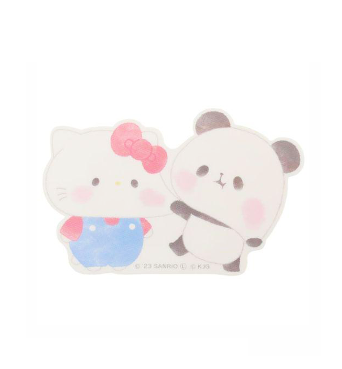 Sanrio Mochi Mochi Vinyl Sticker [Hello Kitty / Panda]