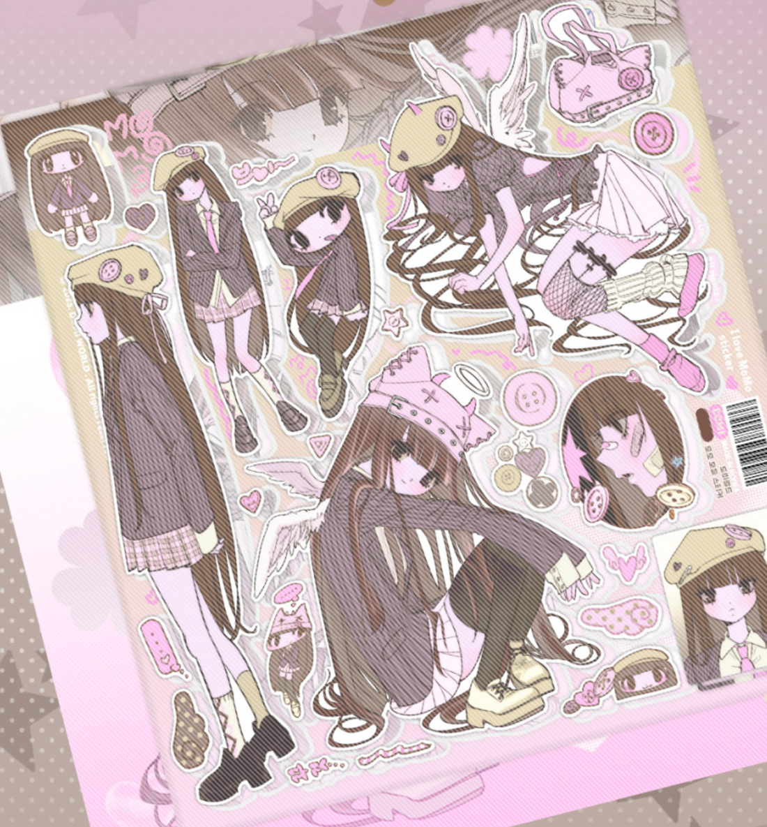 Domi World Momo Characters Sticker