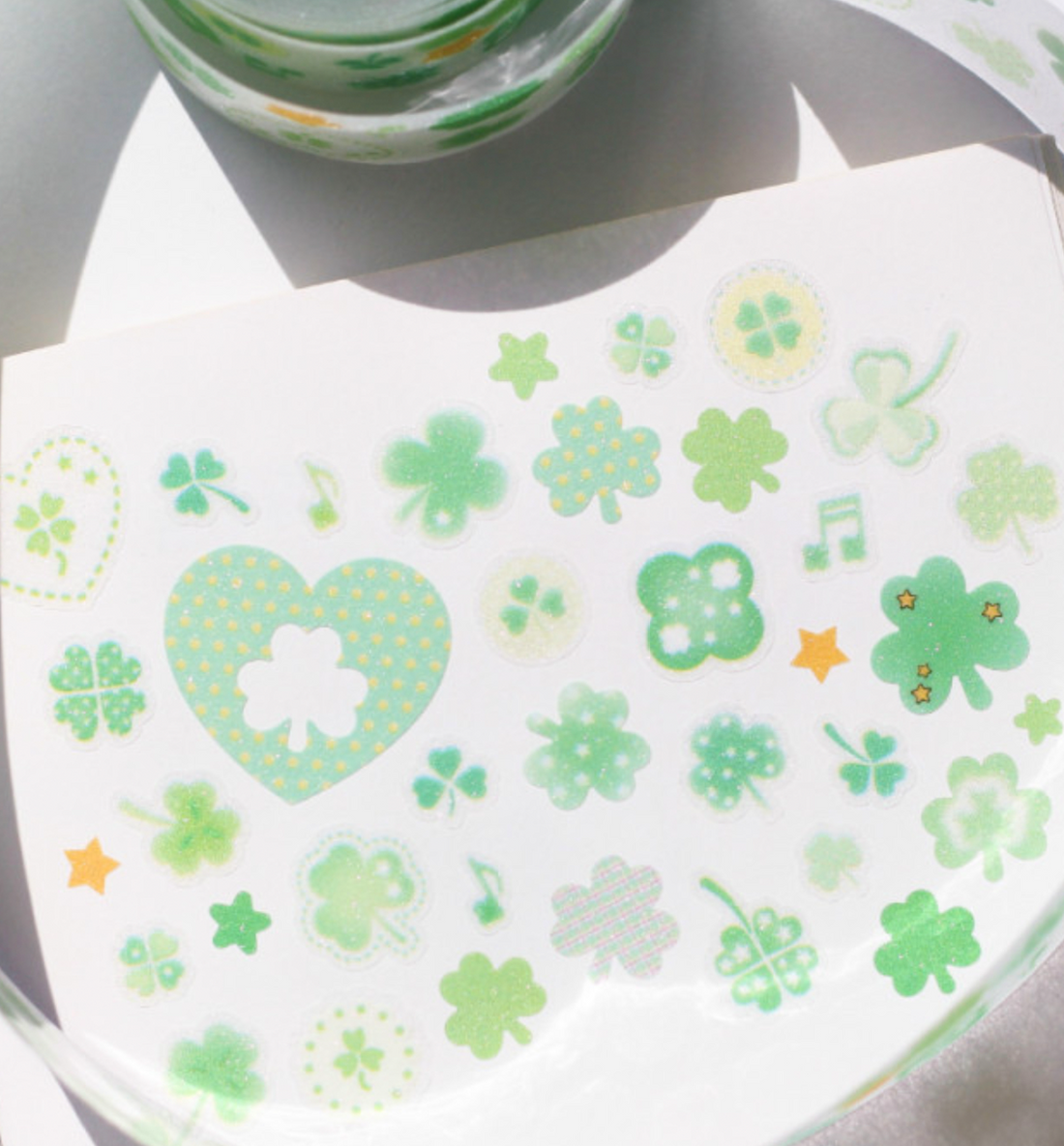 Clover Collector Kiss Cut Washi Tape