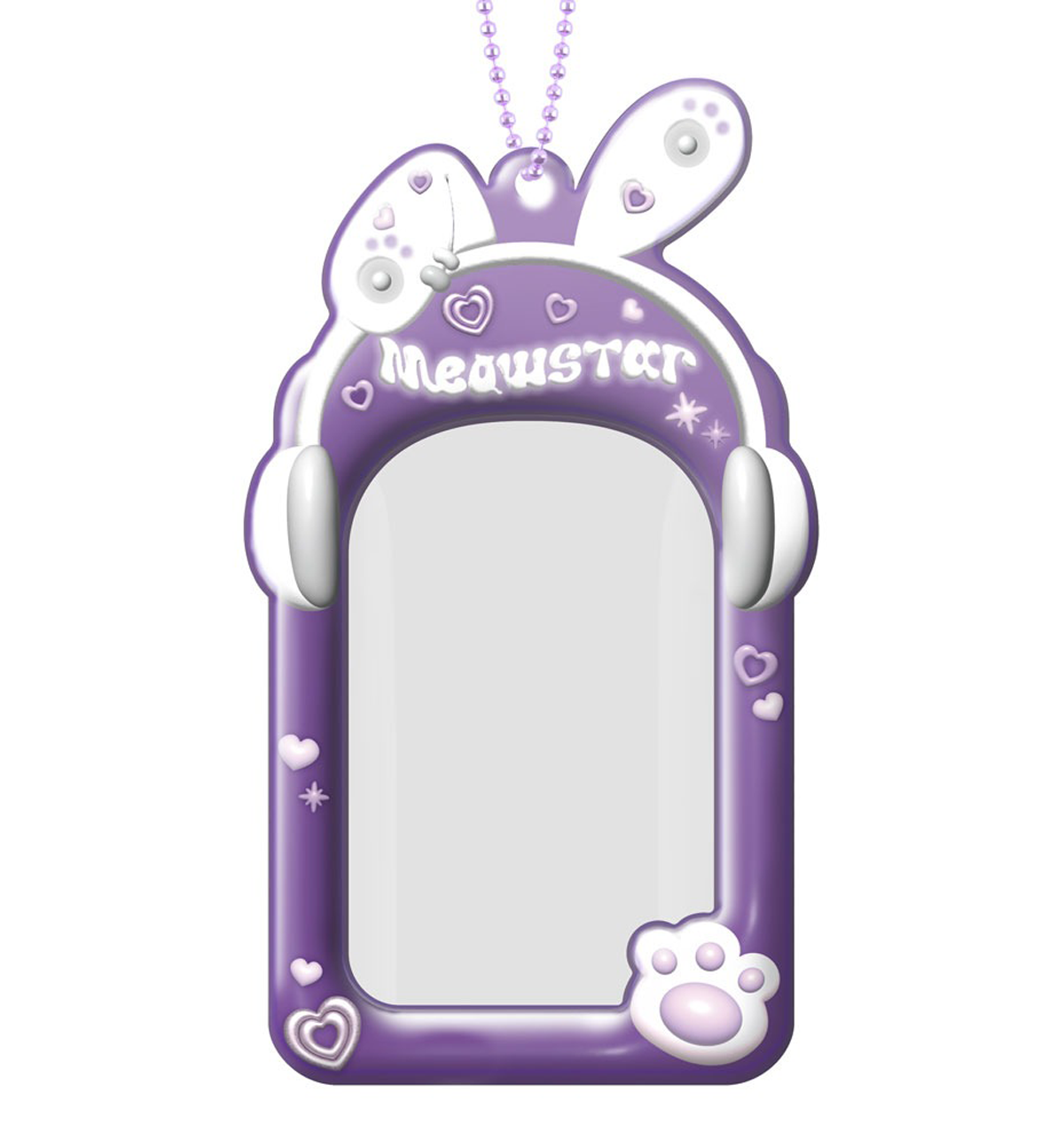Bunny Star Photocard Holder [White Purple]