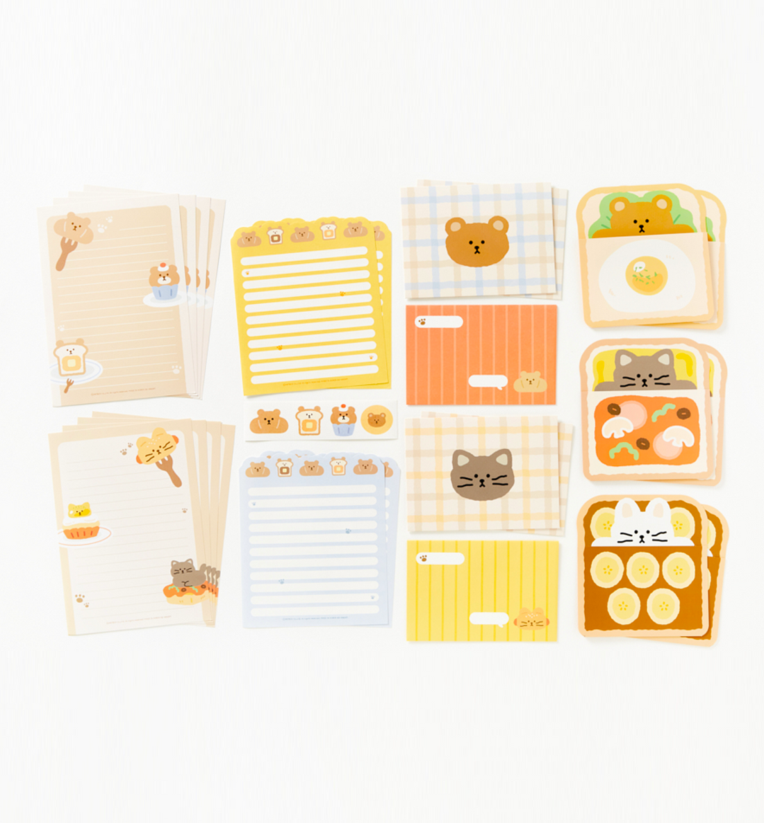 Toast Letters & Envelopes Set