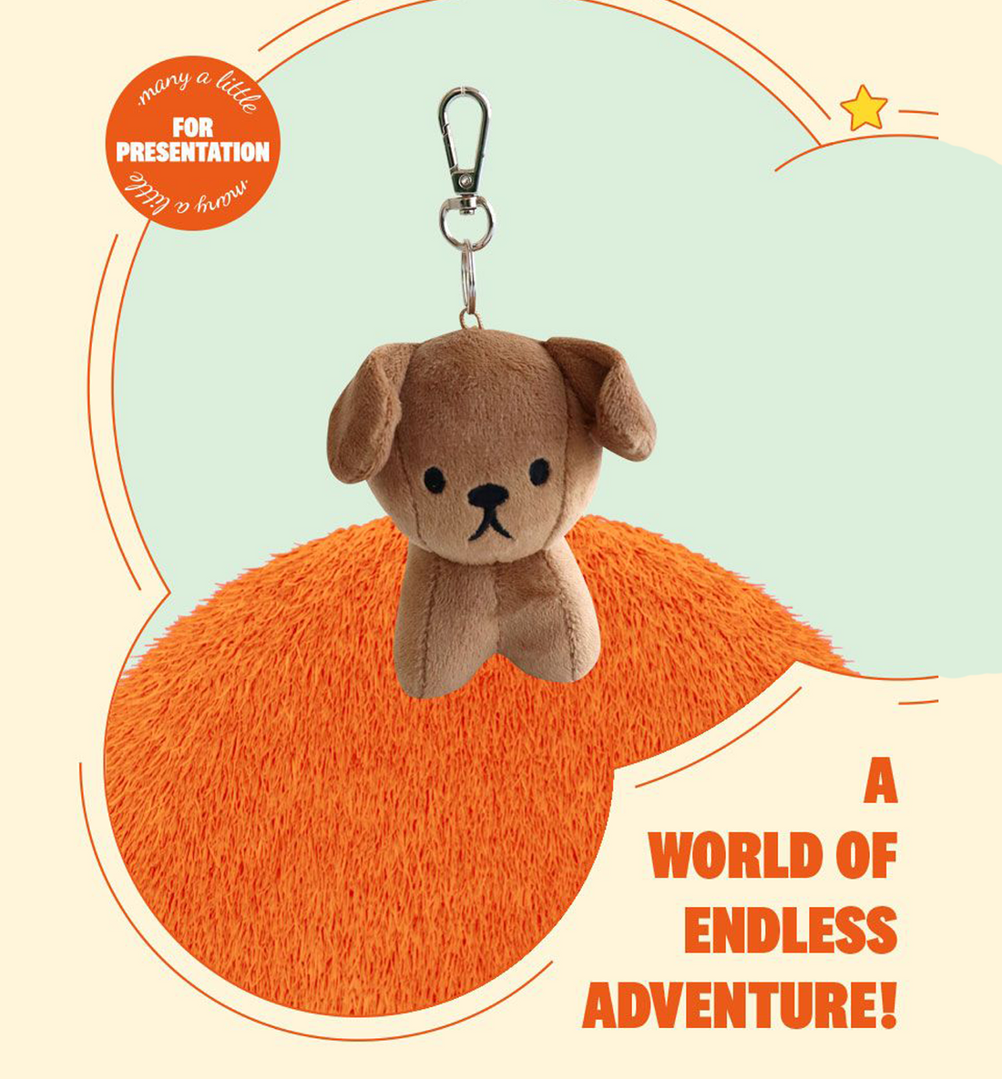 Miffy Plush Keyring [Snuffy]