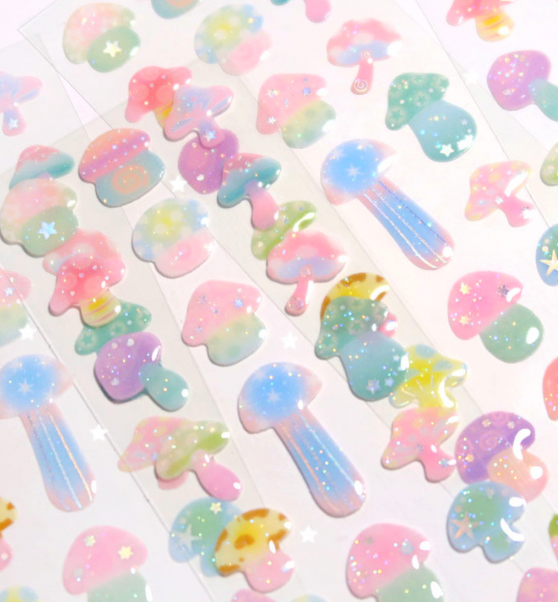 Gummy Shrooms Epoxy Seal Sticker