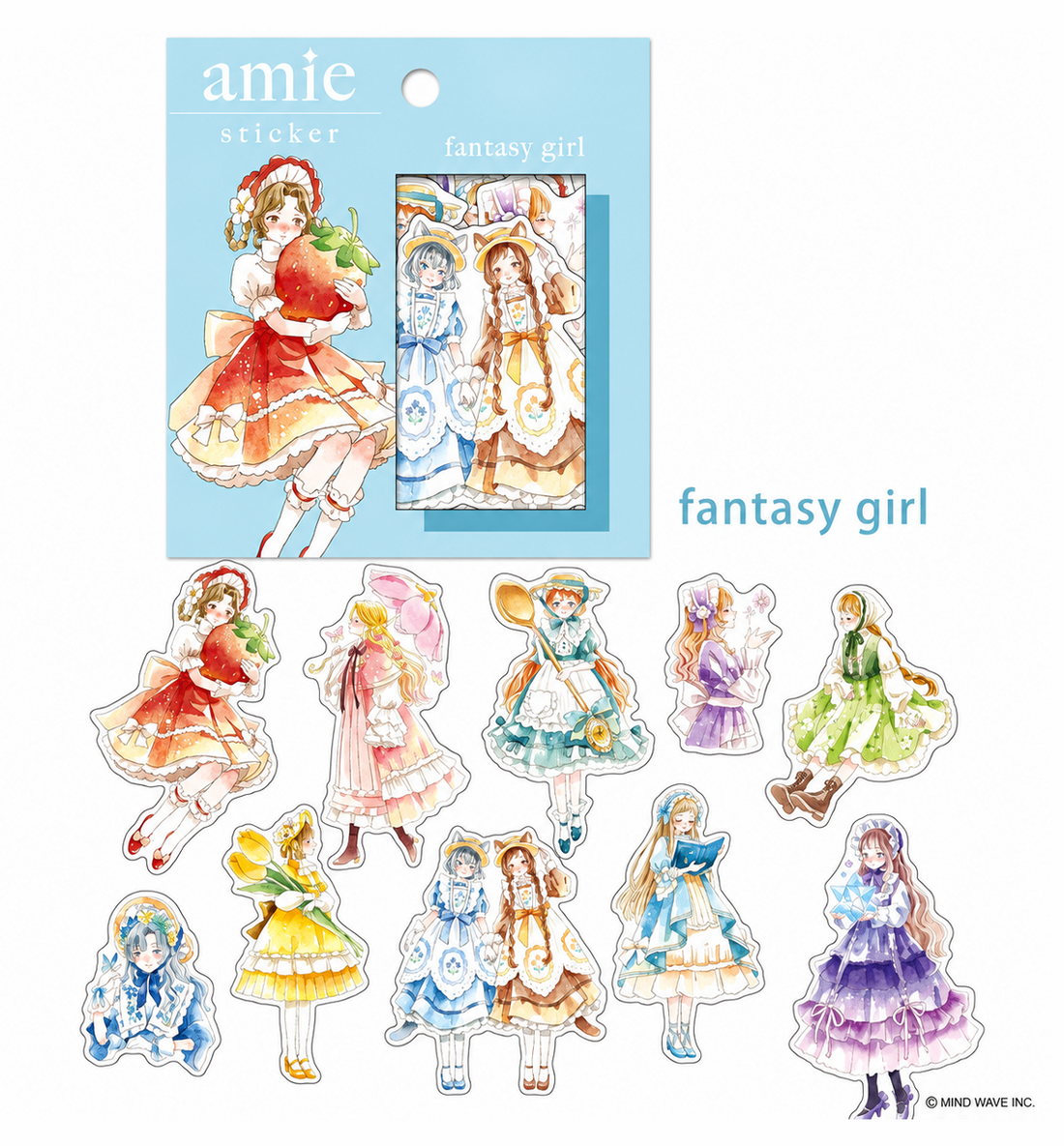Ami Fantasy Girl Sticker