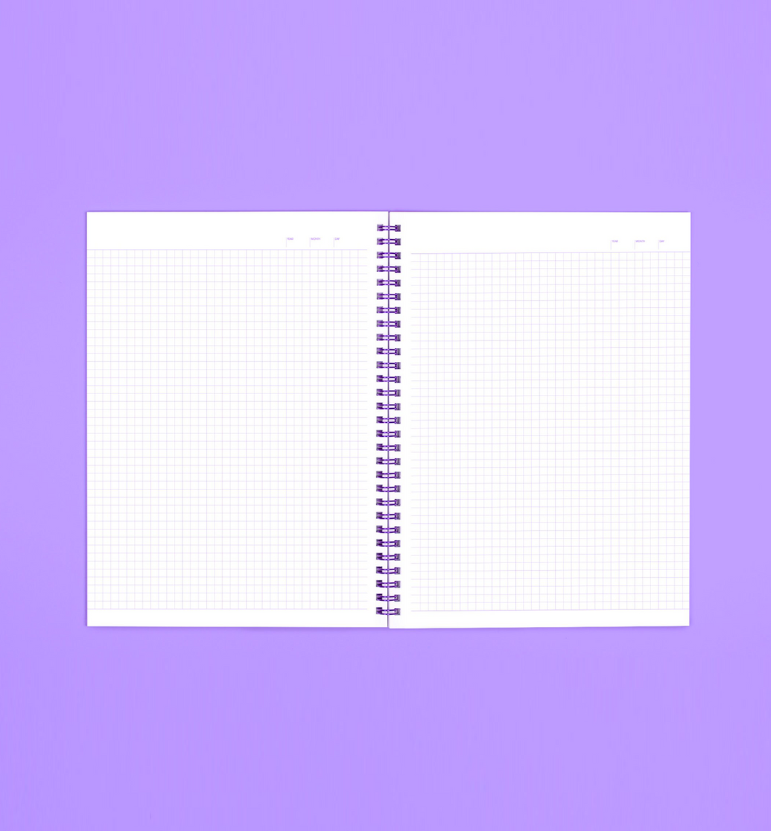 Spring Grid Notebook [Violet]