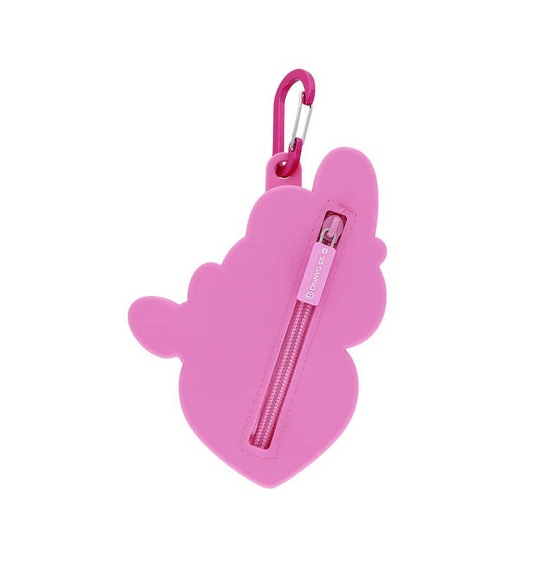 [JAPAN] Sanrio Silicone Heart Hug Pouch With Carabiner [My Melody]