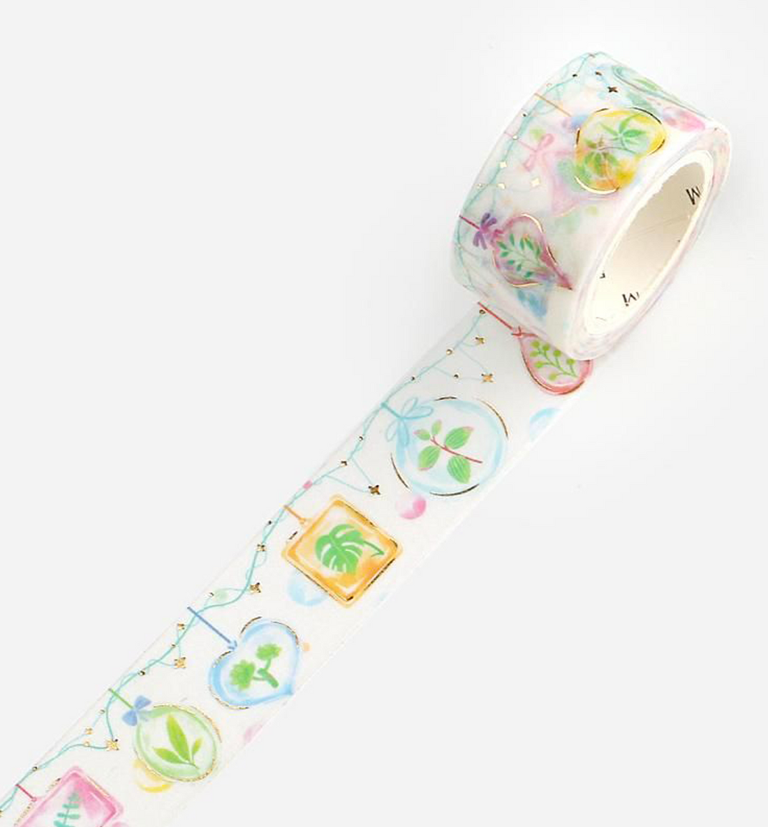 Houseplants Washi Tape [Foil Stamping]