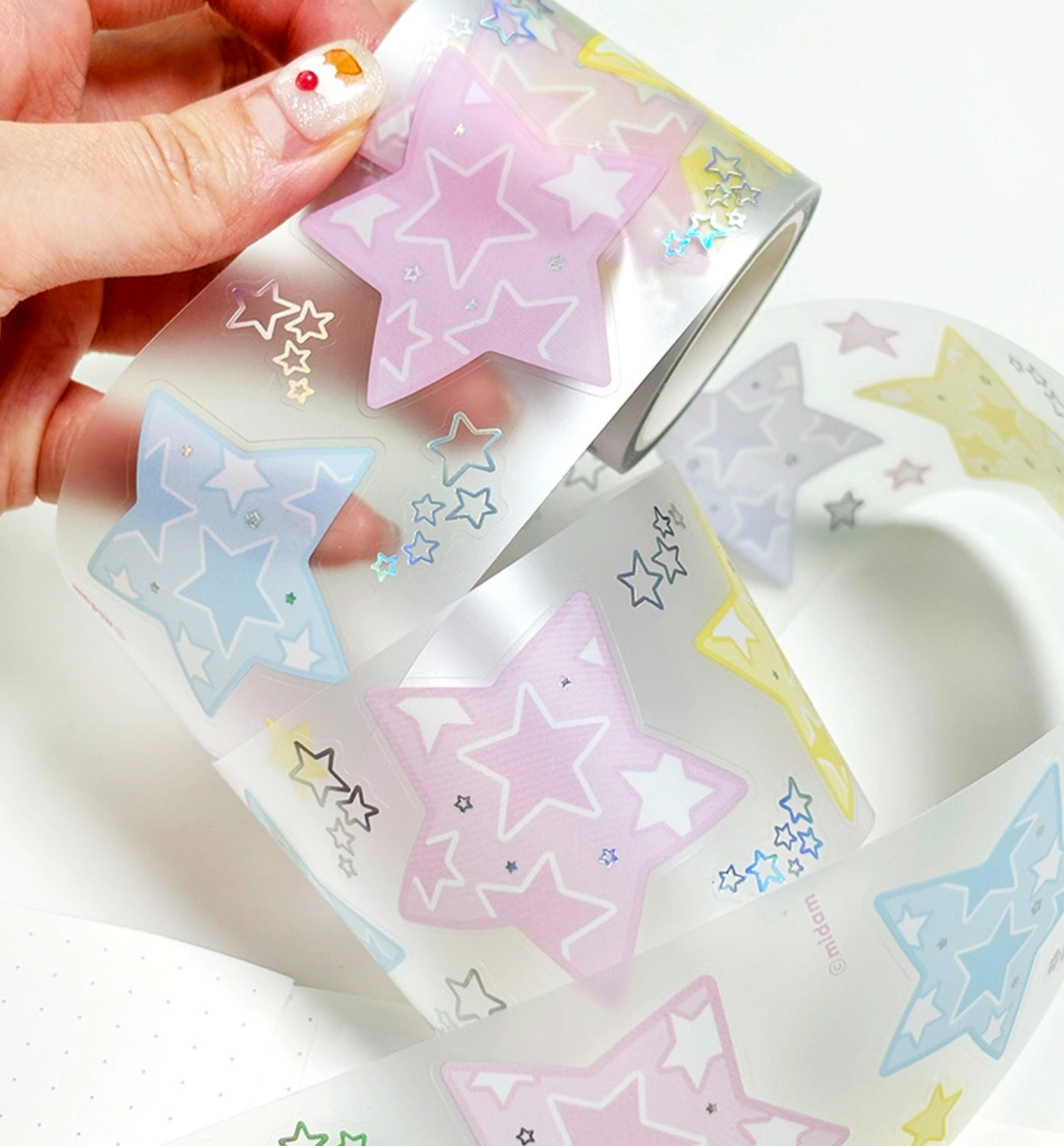 Star, Comma, Star Kiss Cut Washi Tape