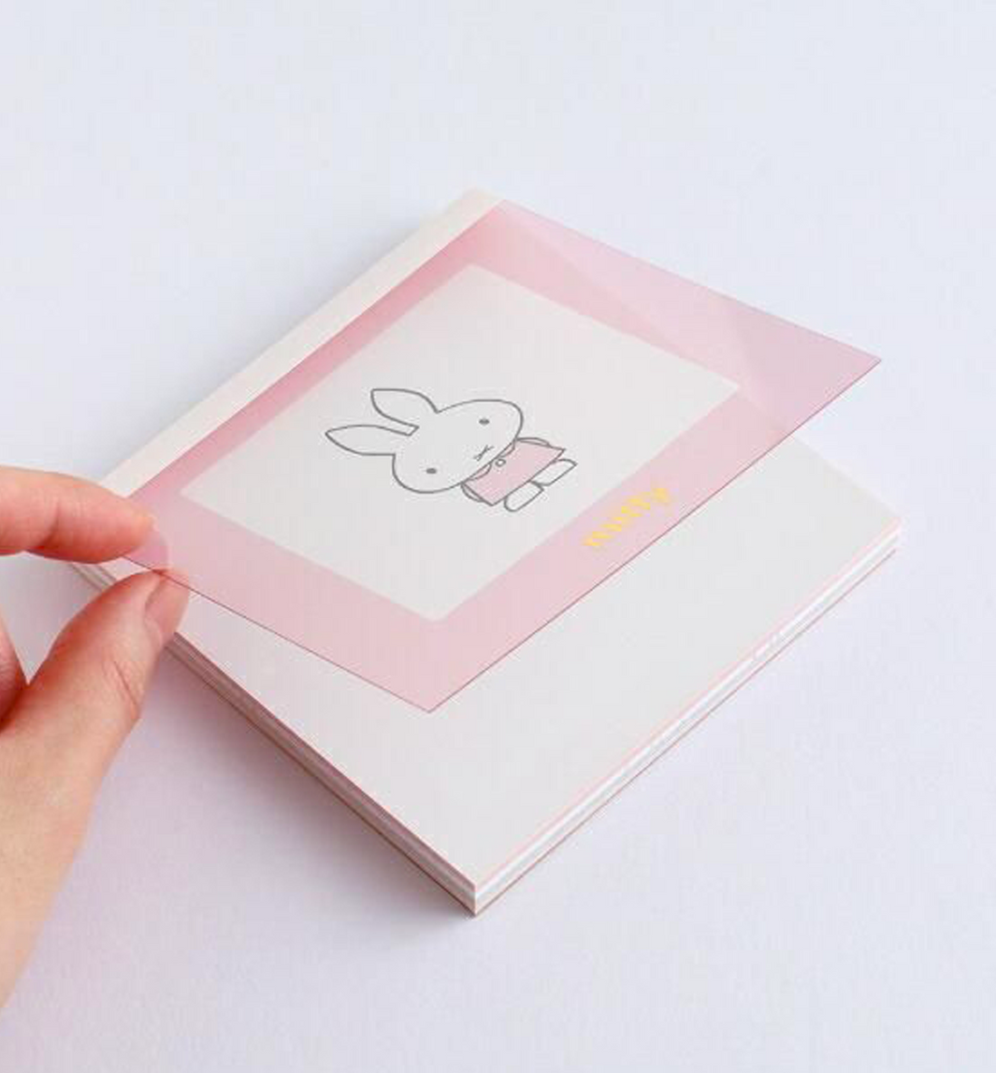 Miffy Squre Memopad [Pink]