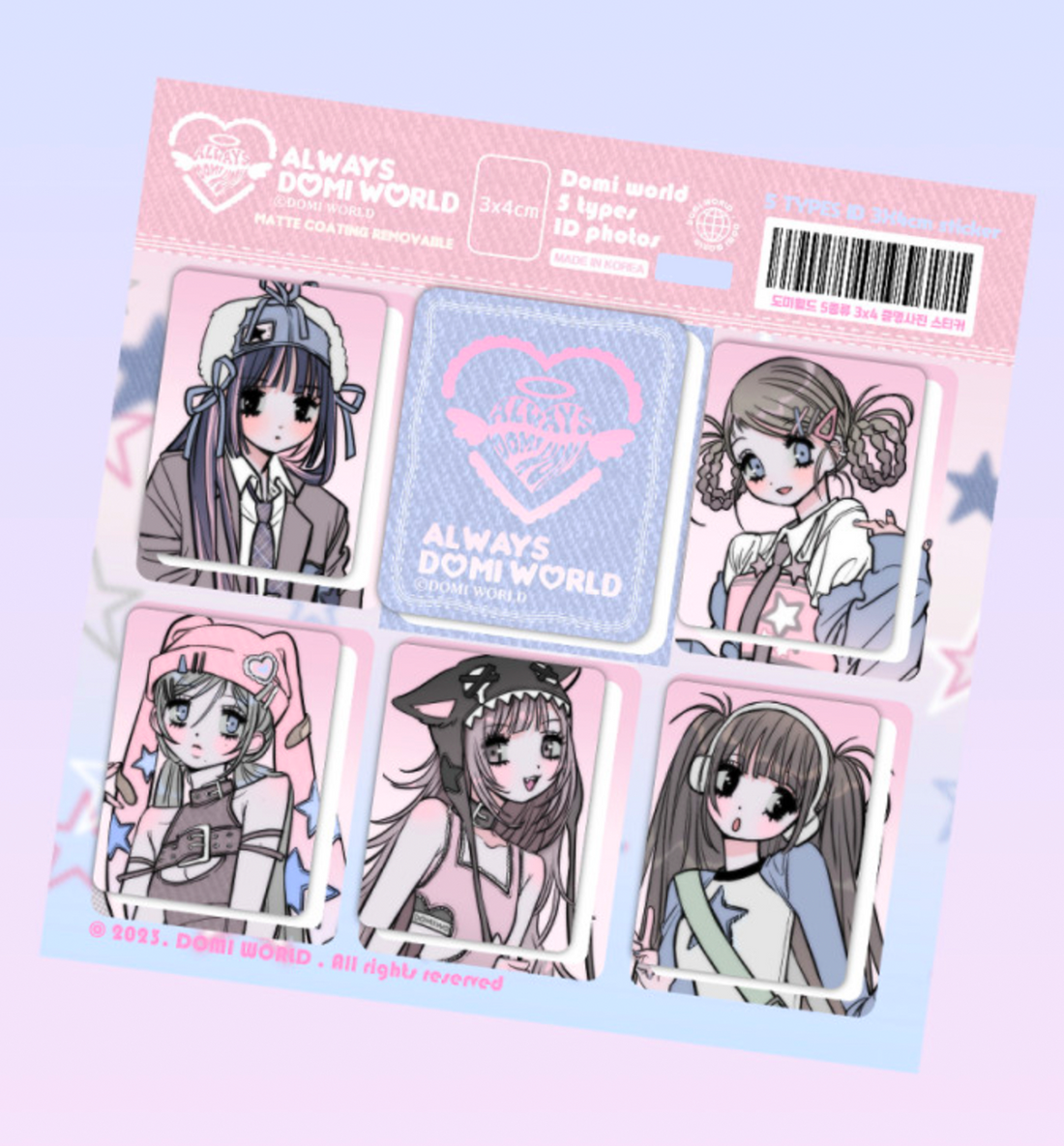 Domi World Pastel Daily Look ID Photo