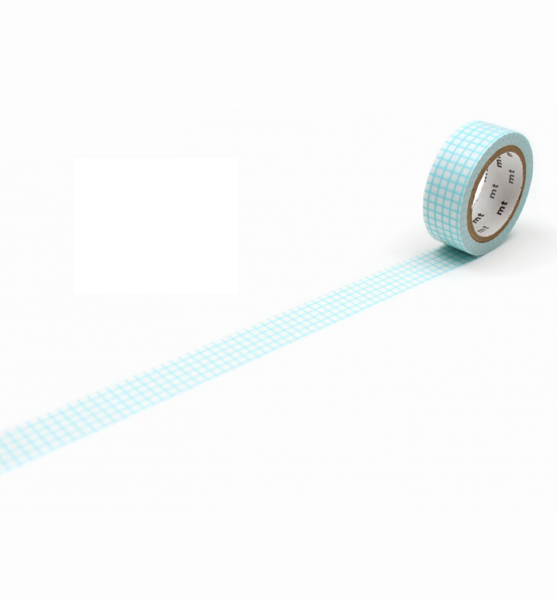 Mt Mint Blue Grid Washi Tape