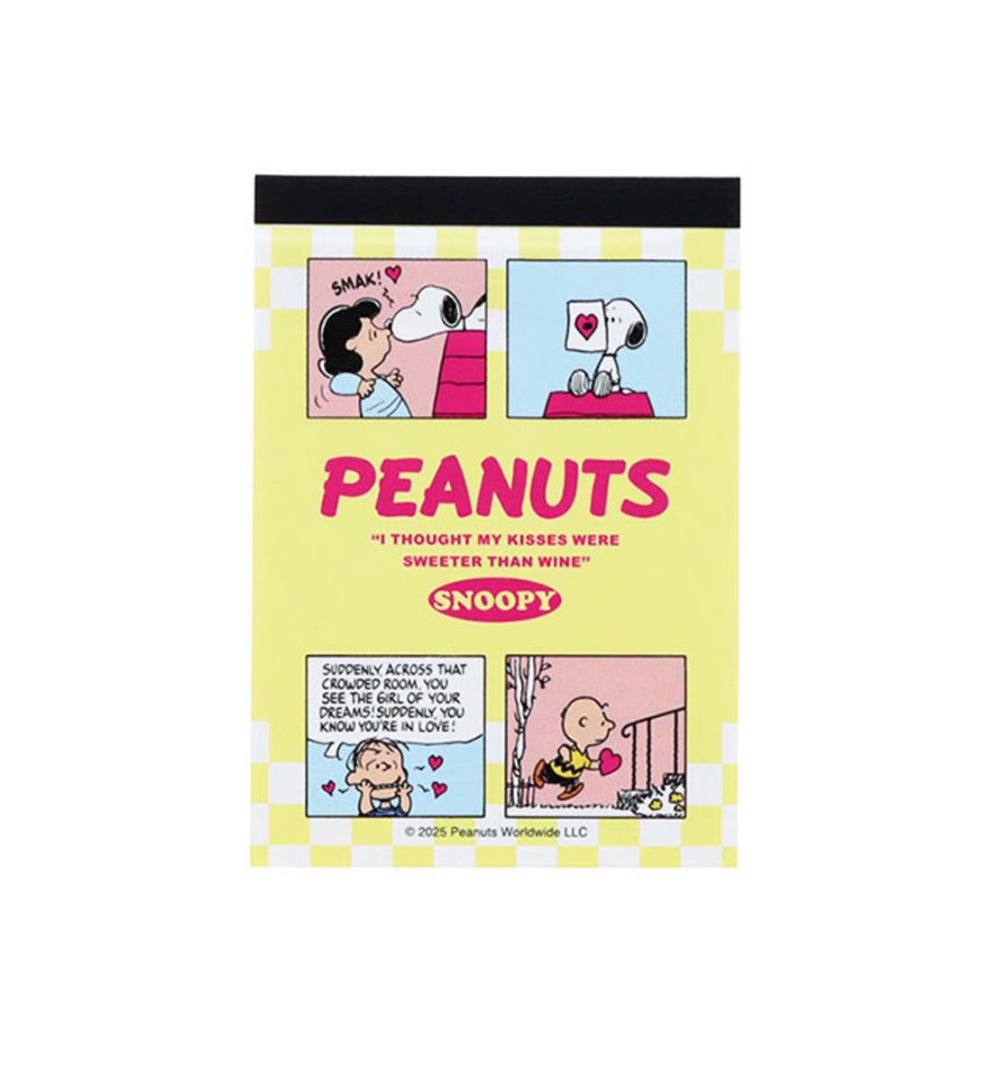 [JAPAN] Peanuts Snoopy Mini Memopad [Love]