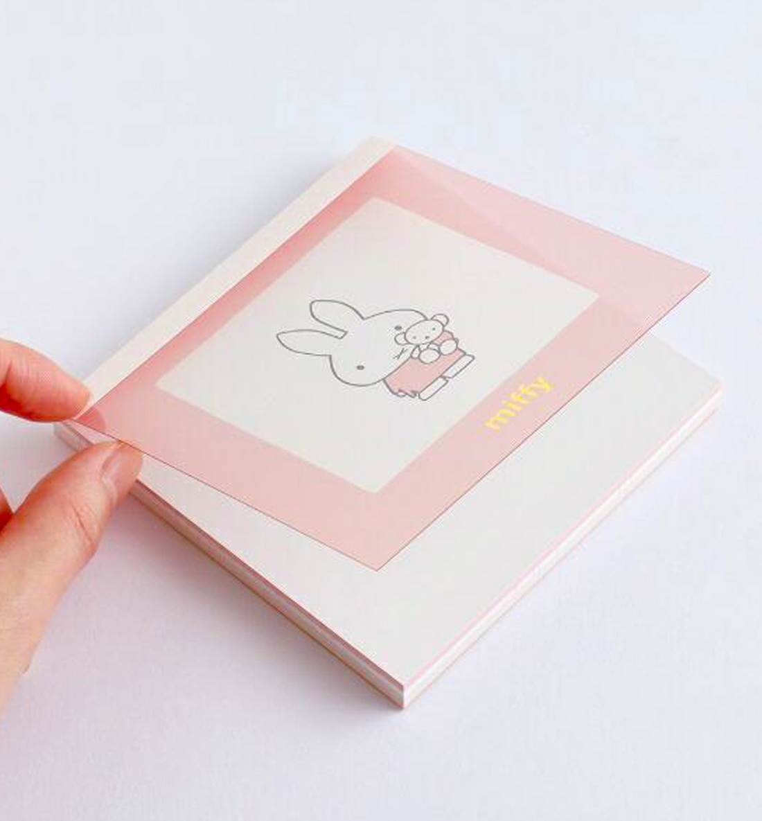 Miffy Squre Memopad [Coral]