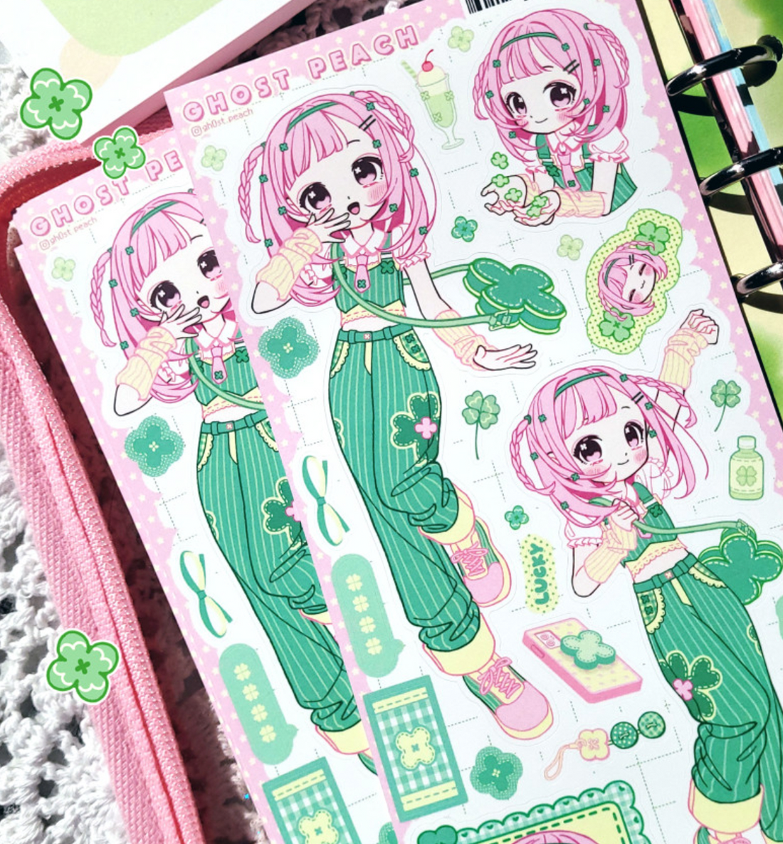 Lovely Clover Seal Sticker