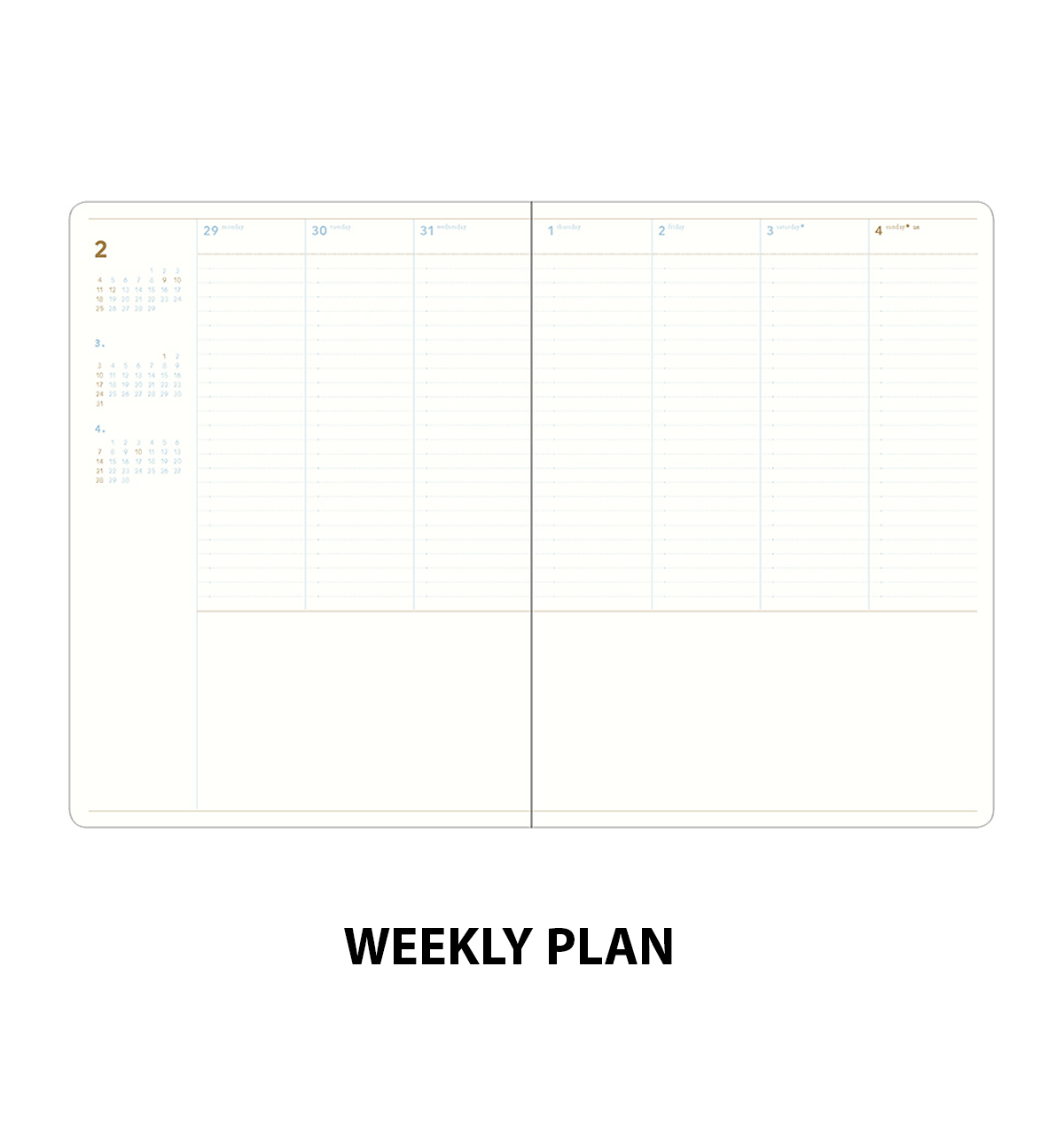 2024 Professional A4 Plus Weekly Planner