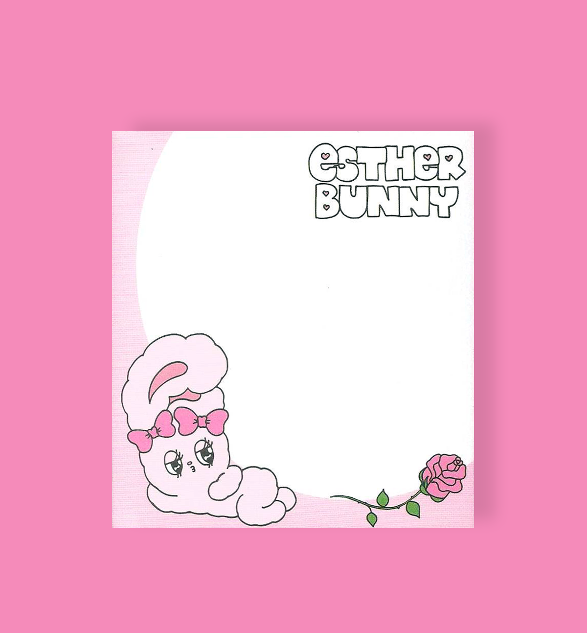 Esther Bunny Memopad [Rose]
