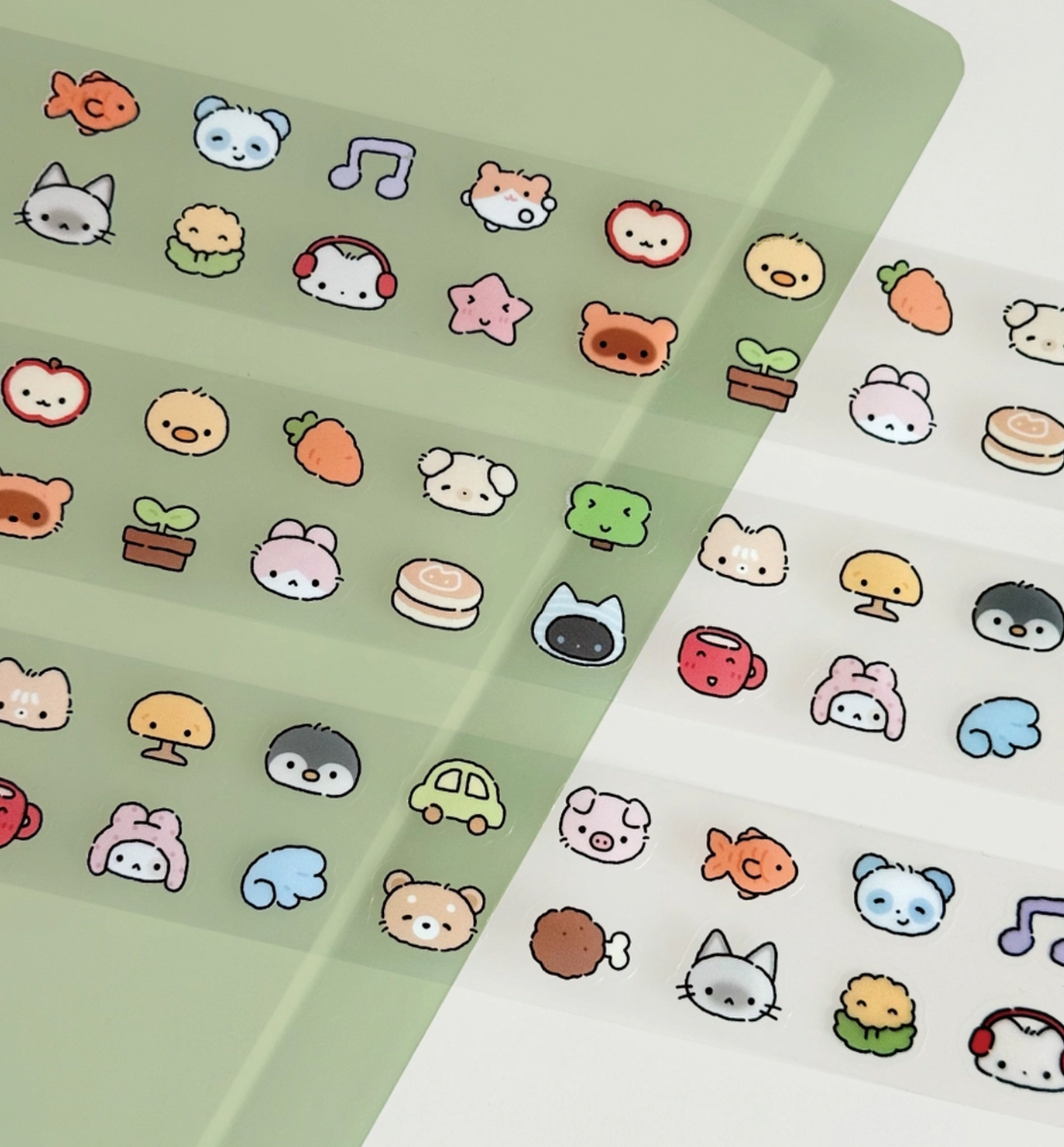 Fluffy Furballs Kiss Cut Washi Tape