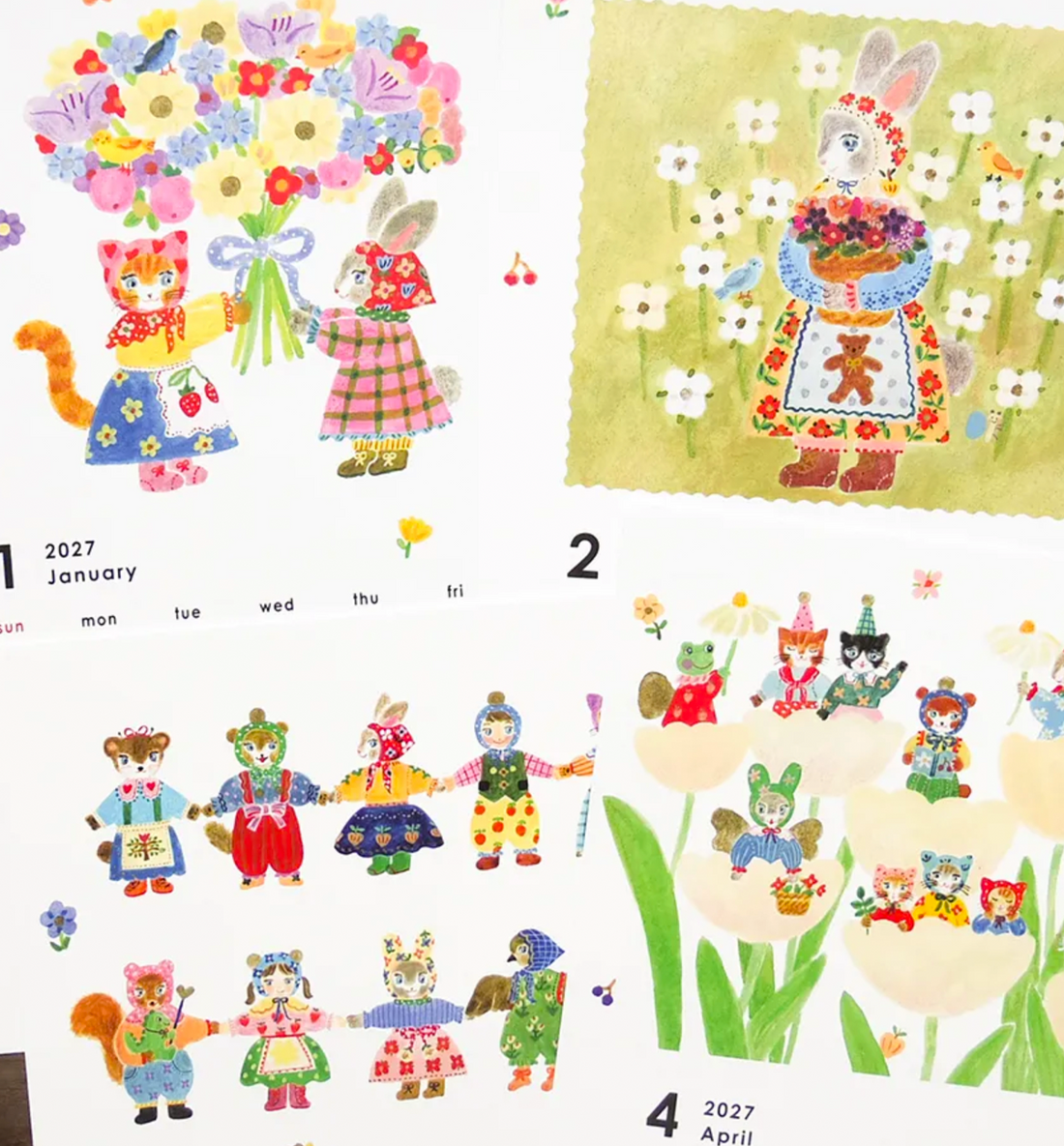 [JAPAN] 2027 Cozyca x Aiko Fukawa Wall Calendar