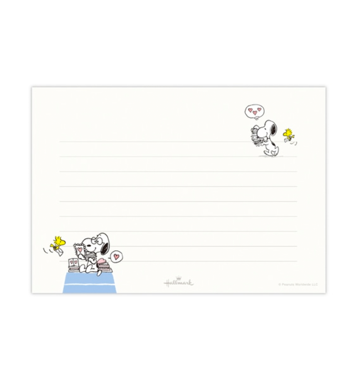 Peanuts Snoopy Be Yourself Letter Set [Pink]