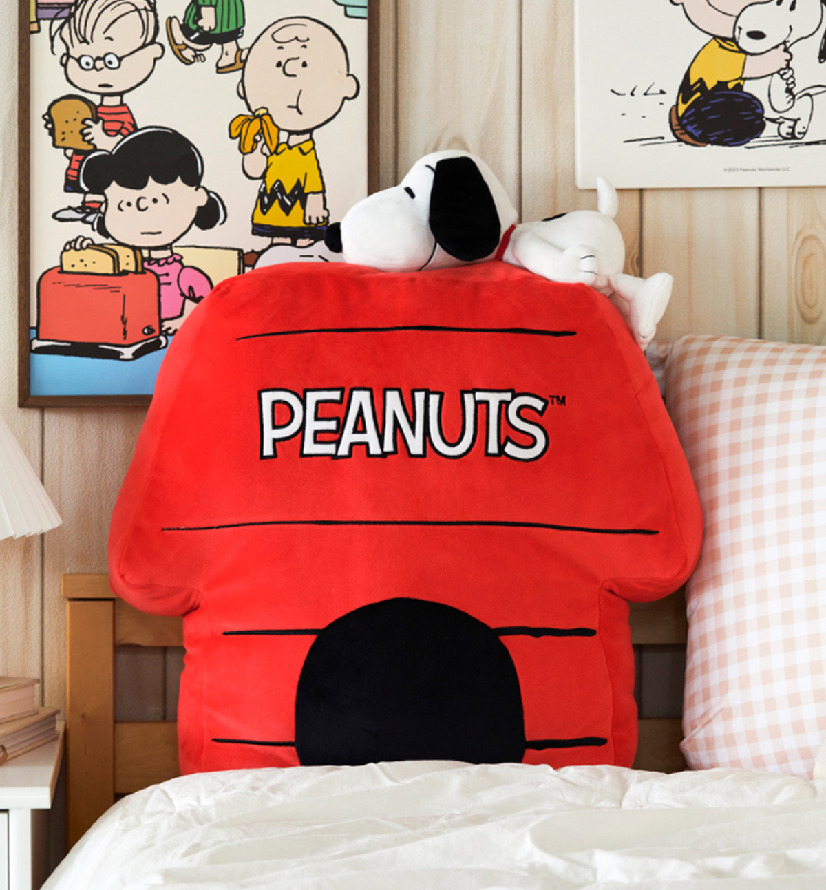 Peanuts Face Cushion [Snoopy's House]
