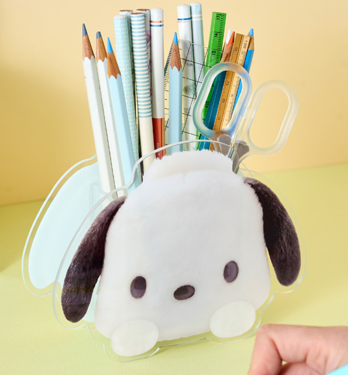 Sanrio Pompom Acrylic Pen Holder