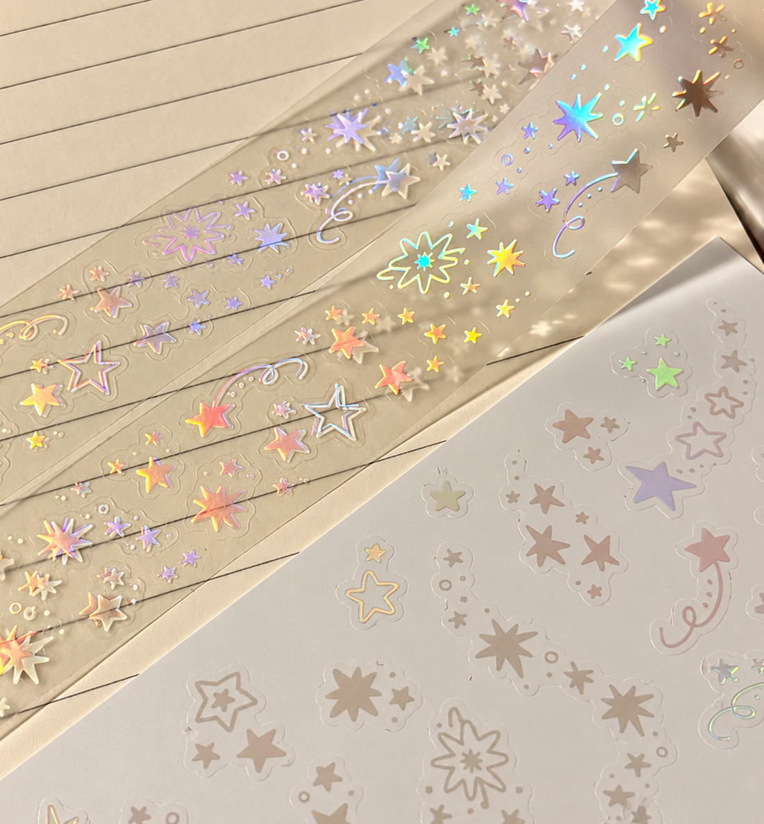 Twinkle Stars Kiss Cut Washi Tape