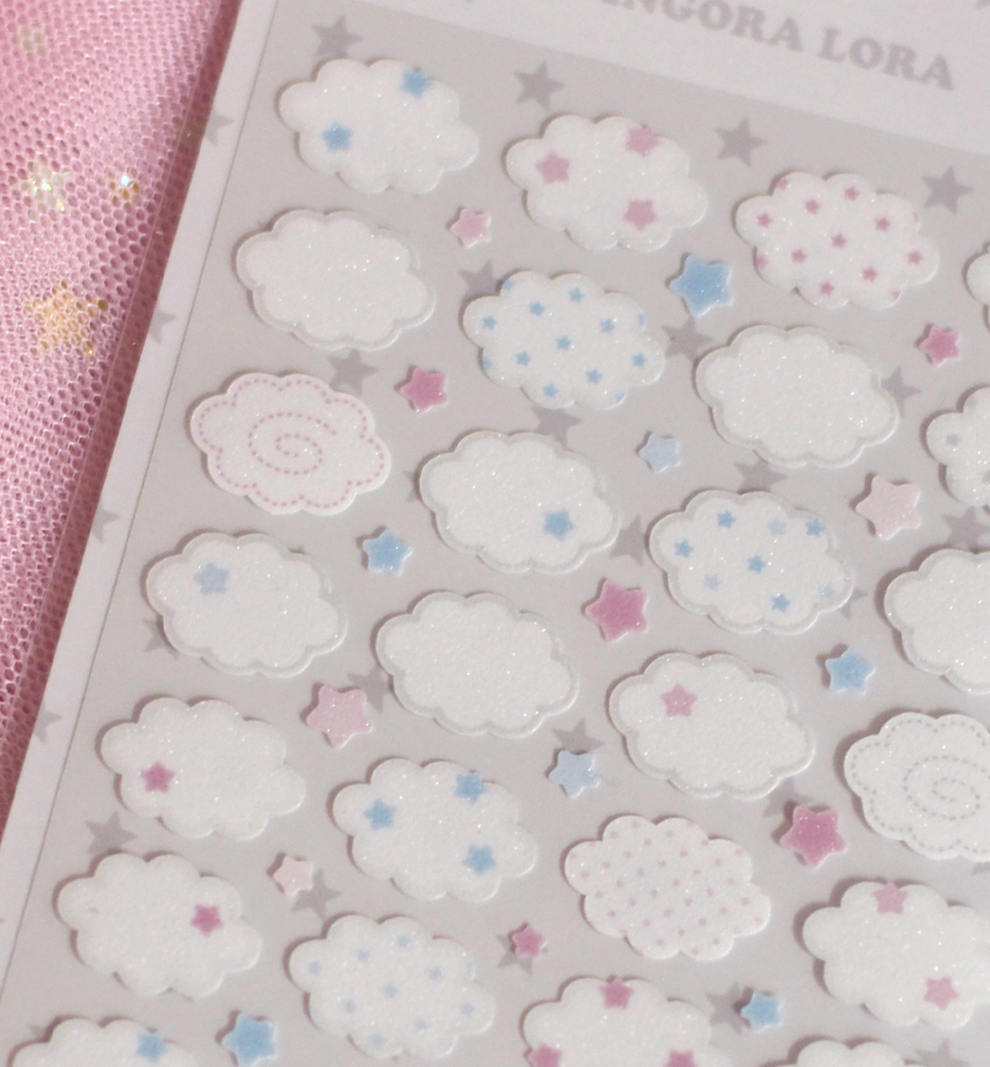 Cloud Star Seal Sticker