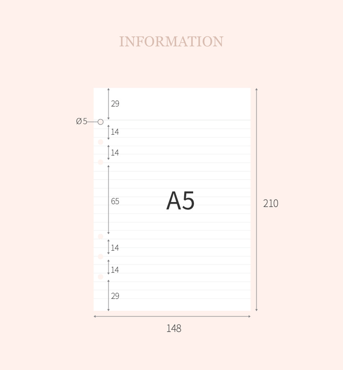 A5 Planner Refill - 25 Sheets [Daily, Line, Grid & Journal]