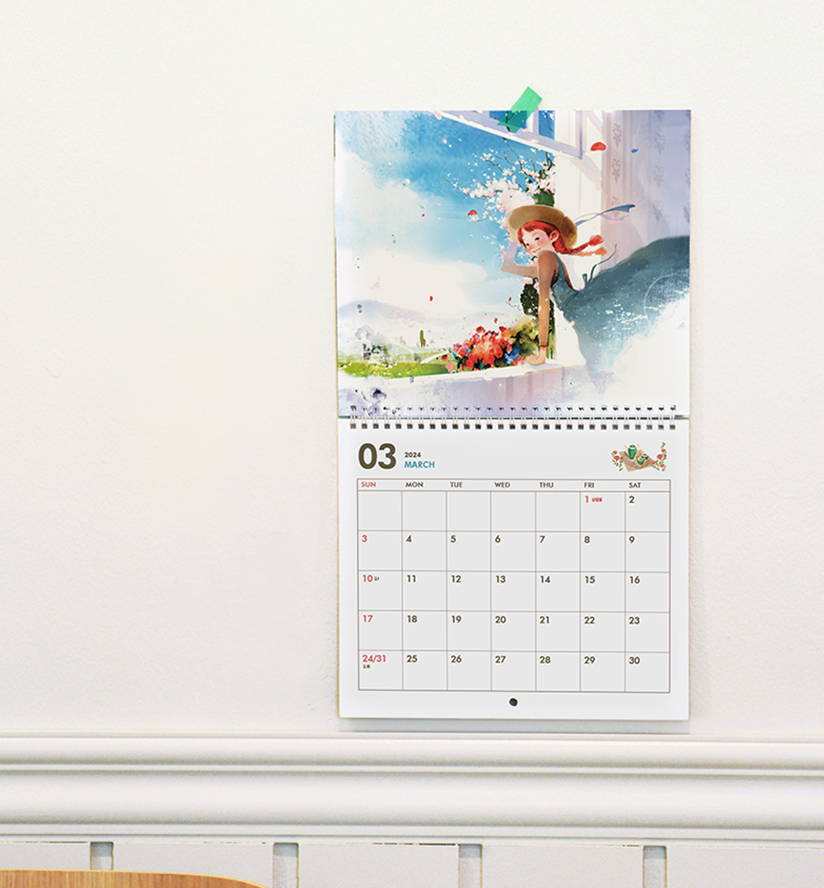 2024 Anne Of Green Gables Wall Calendar