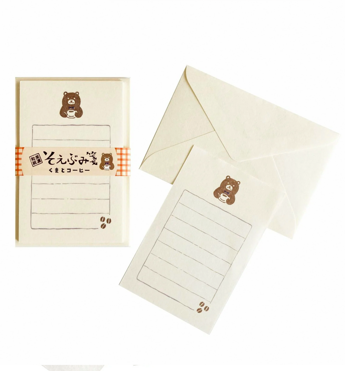 Furukawashiko Mini Letters & Envelopes [Cafe Bear]