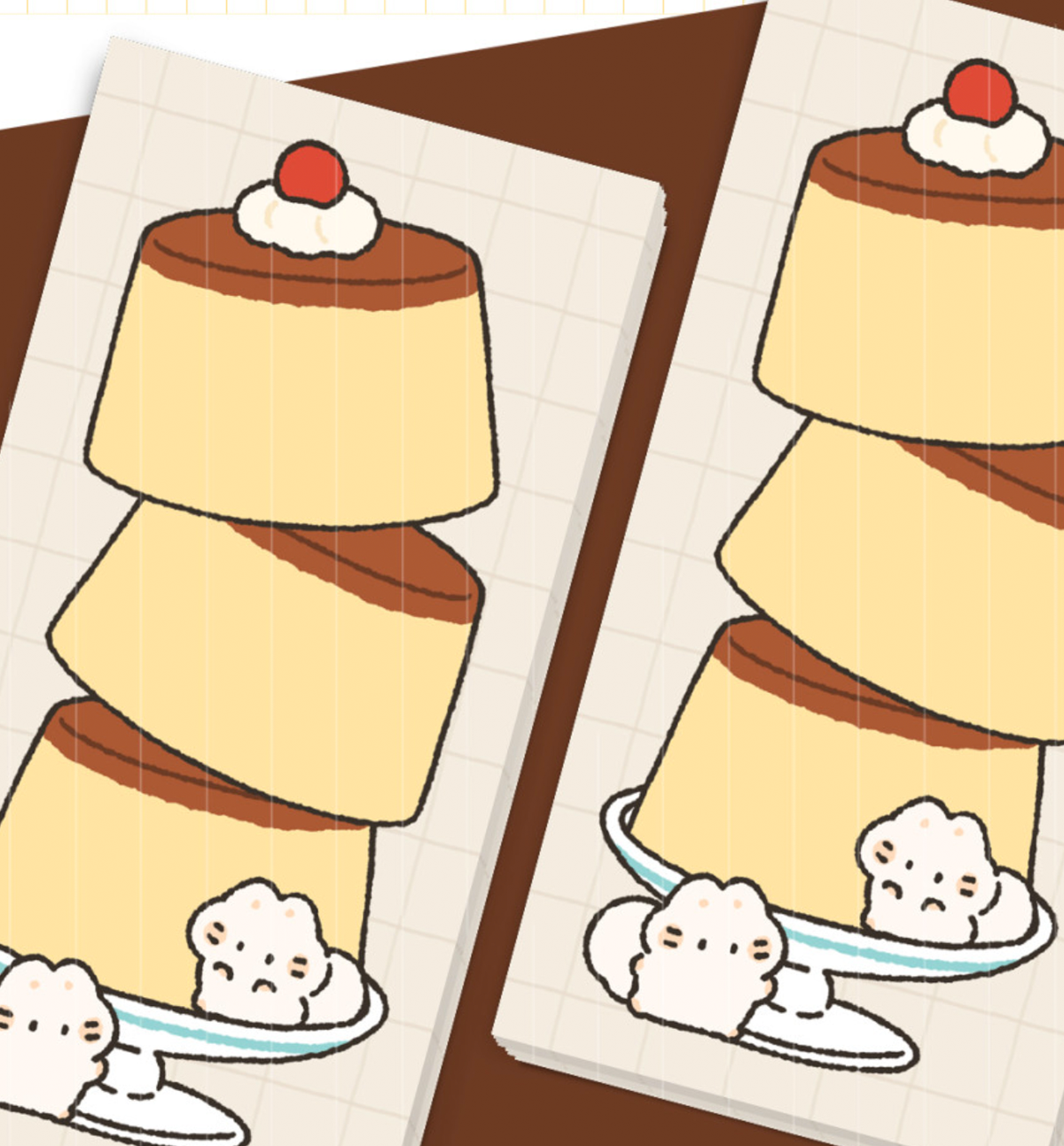 Little Note Pudding Pudding Memopad Ver. 2