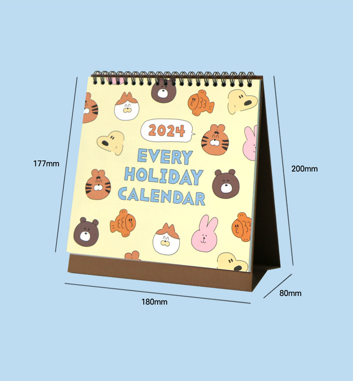 2024 Every Holiday Desk Calendar