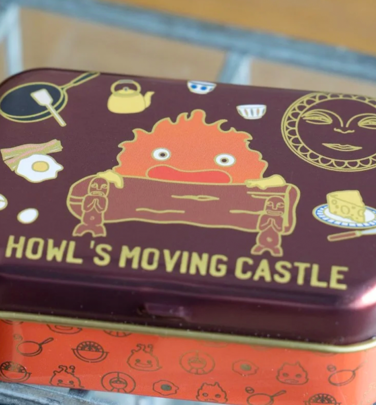 Howl's Moving Castle Tin Case [Calcifer]