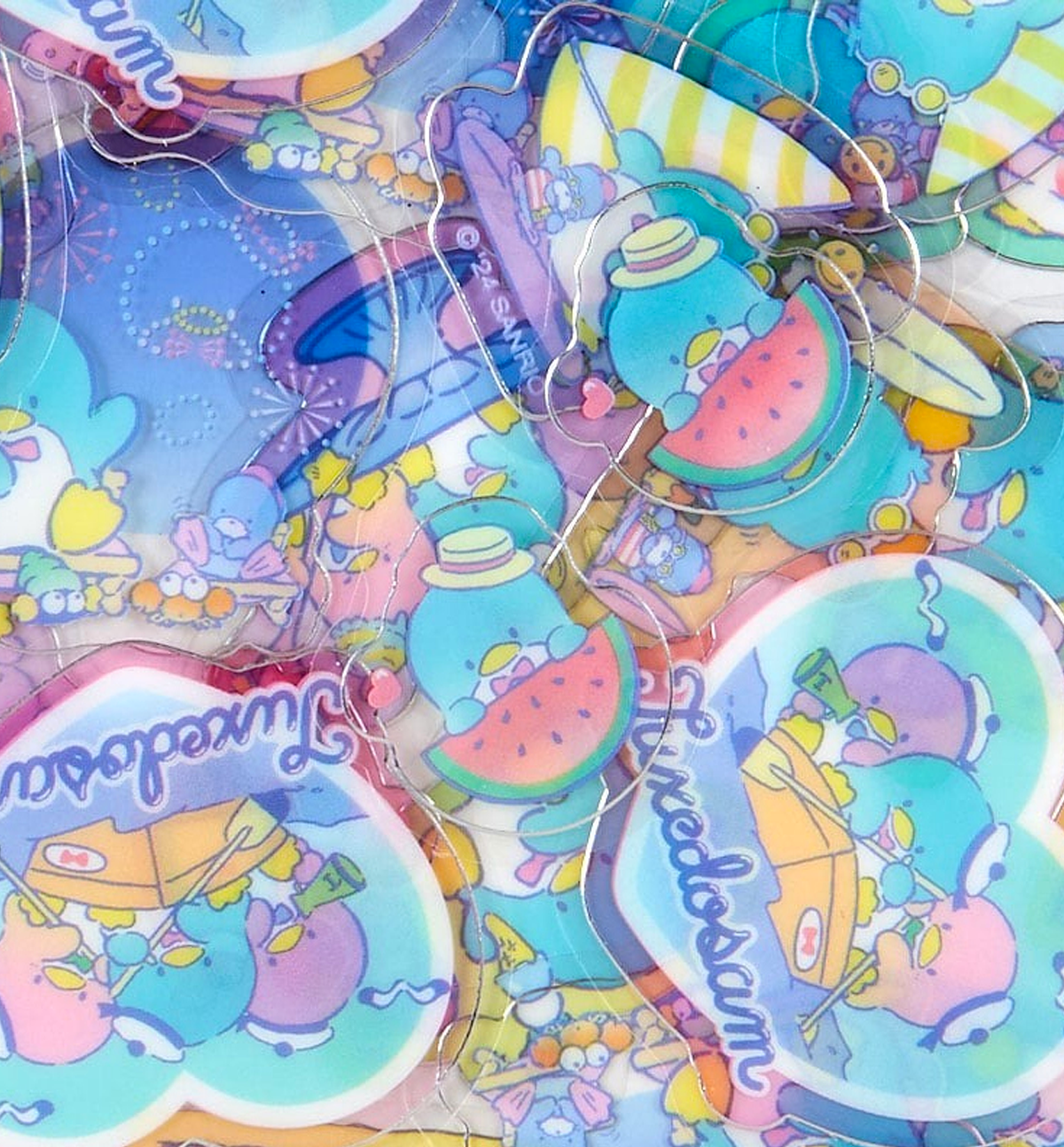 Sanrio Summer Clear Stickers [Tuxedosam]