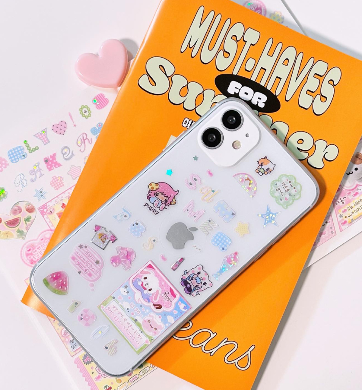 Kitsch Pattern Number Seal Sticker