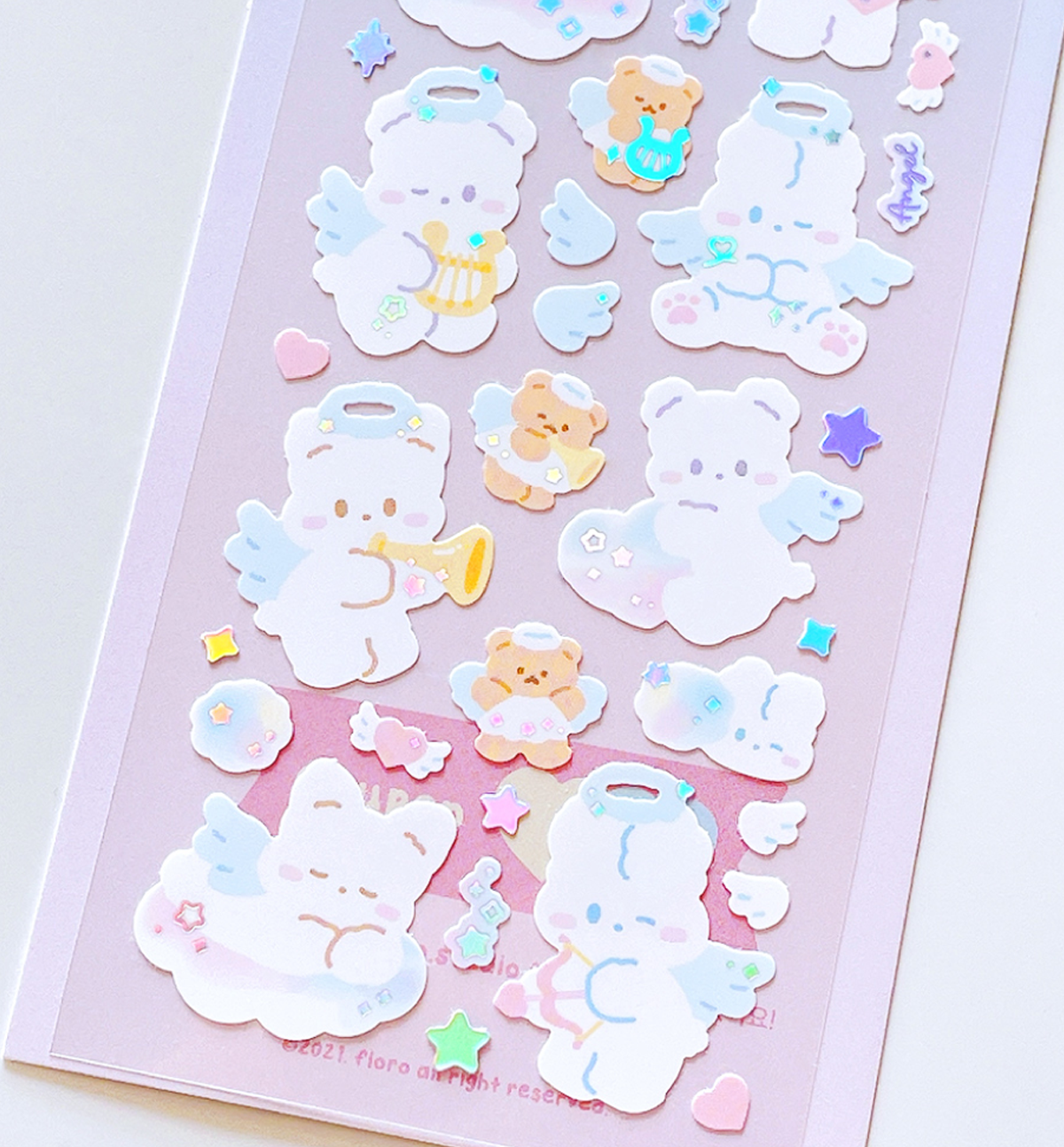 Angel Babies Seal Sticker