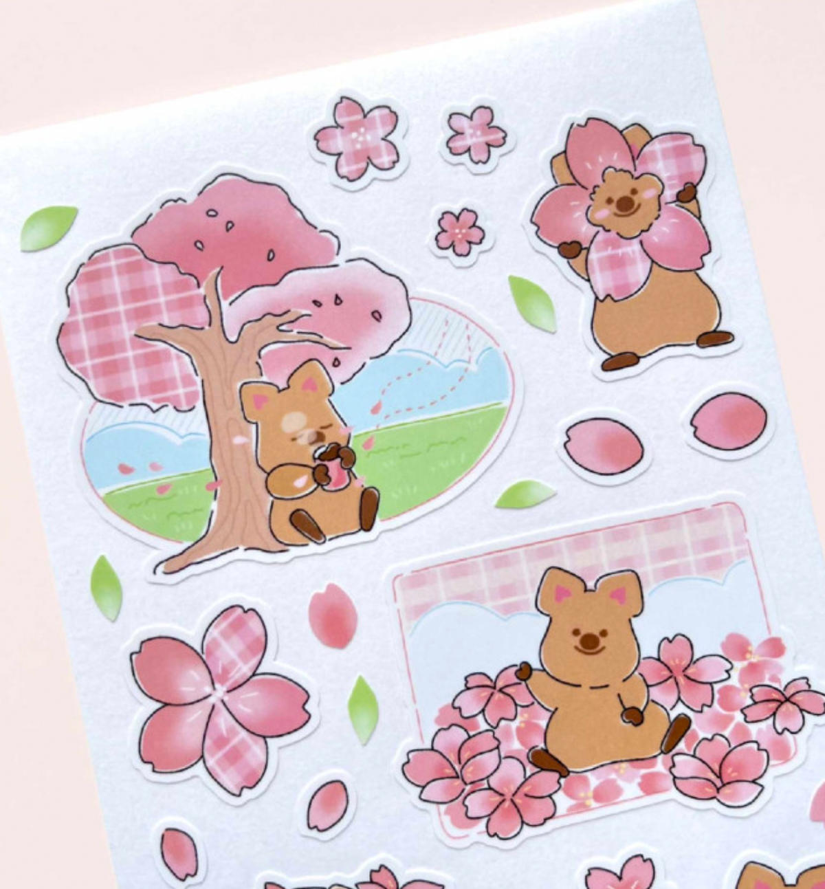 Cherry Blossom Tree Seal Sticker
