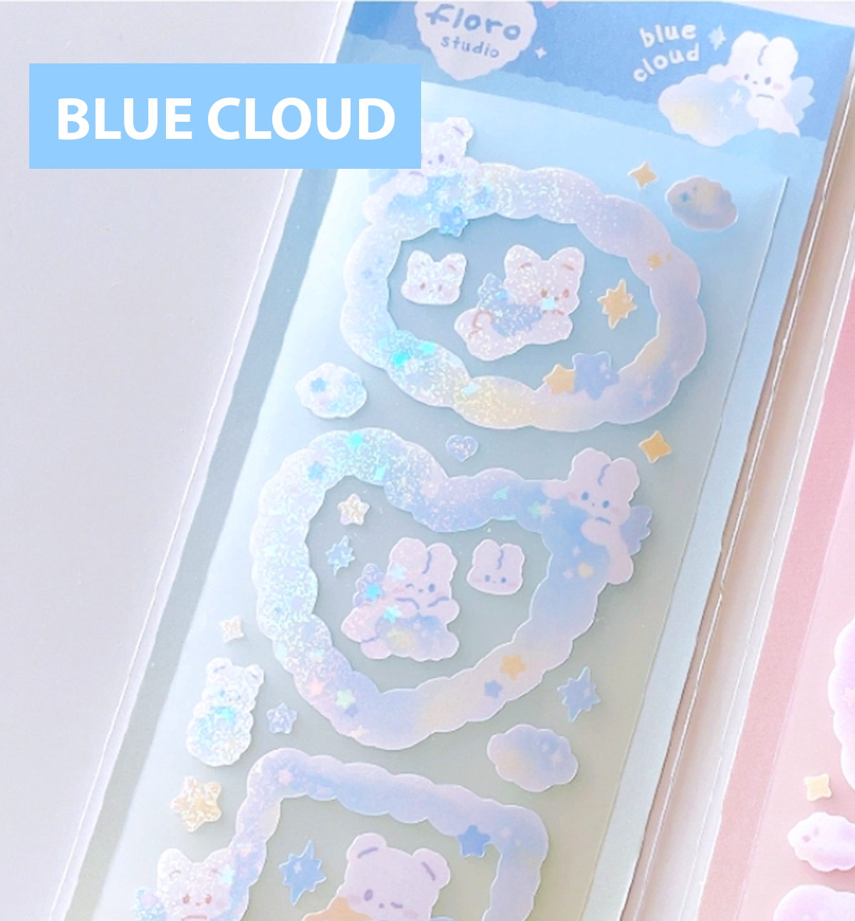 Cloud Frame Seal Sticker