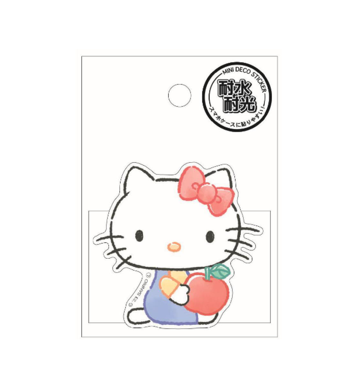 Sanrio Vinyl Sticker [Hello Kitty / Apple]