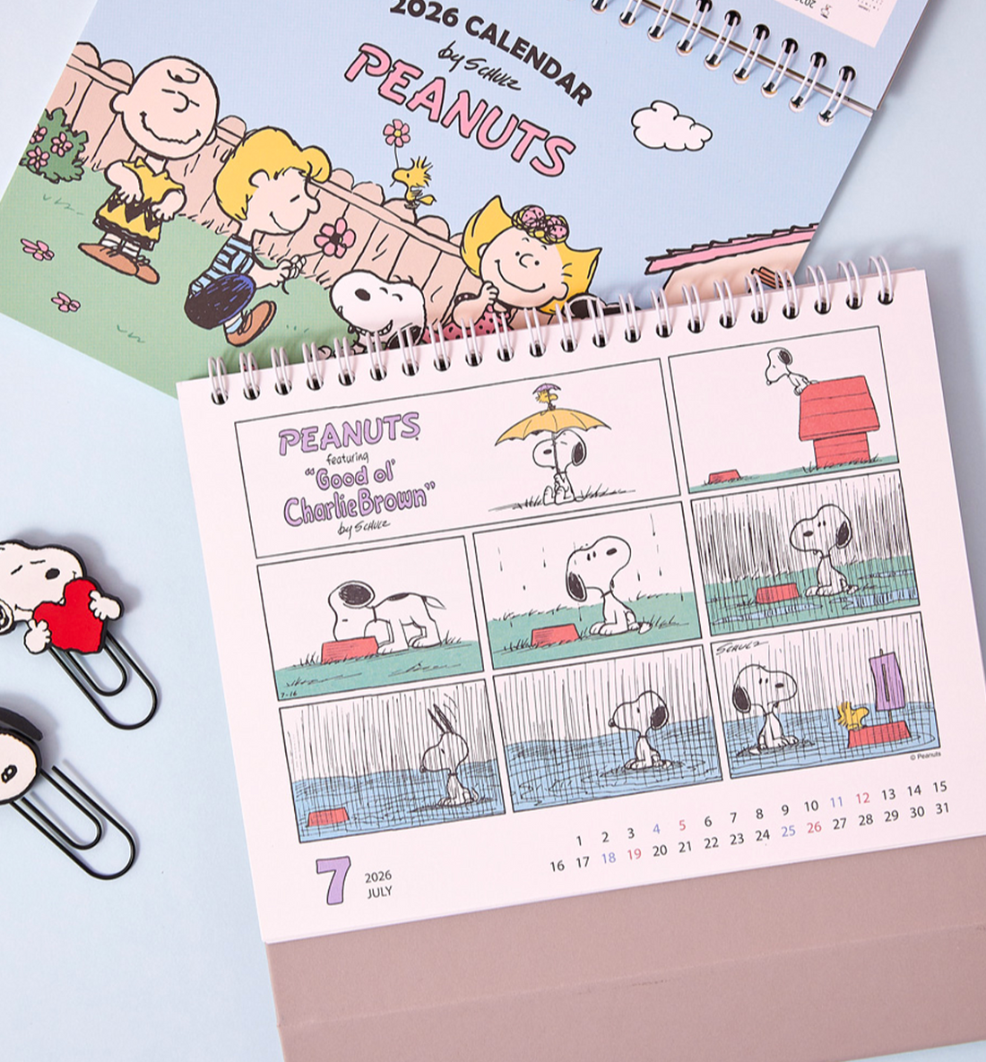2026 Peanuts Snoopy Desk Calendar