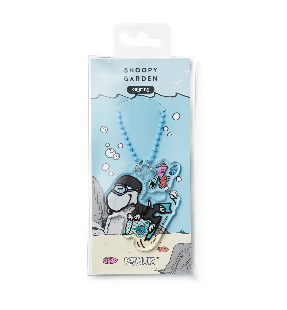 Sea Snoopy Acrylic Keyring